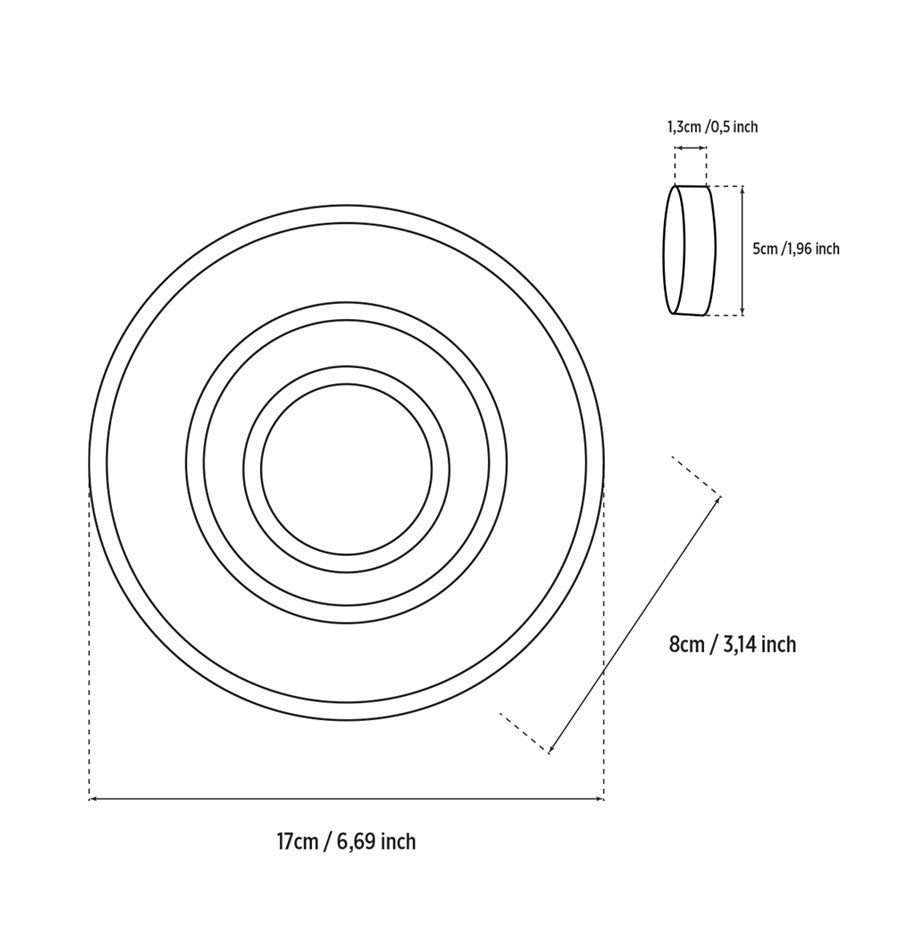 Labranda Single Smoked Glass Black Led Sconce 17 Cm - Heka Lighting & Trading Limited