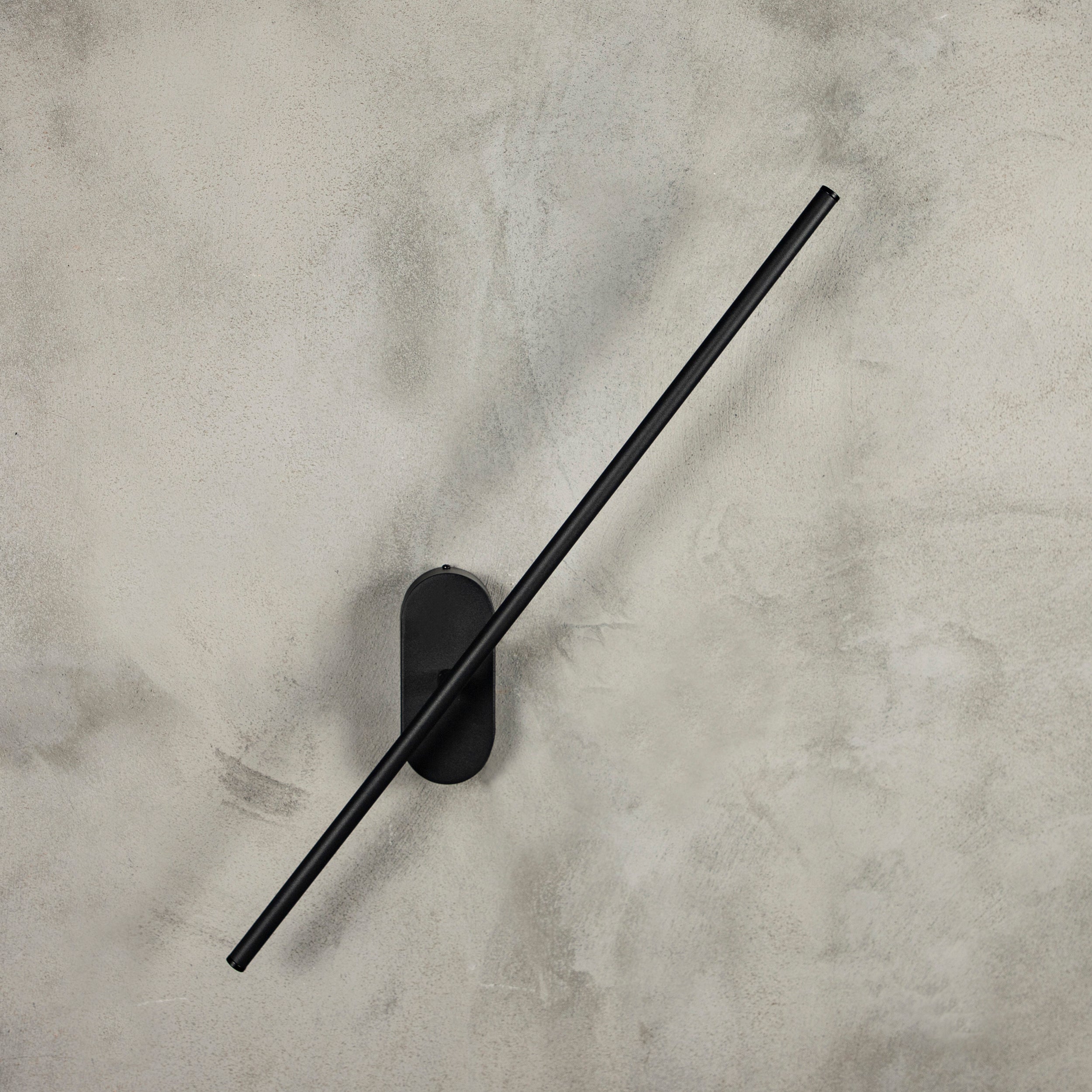 Assos Black Led Wall Sconce 70 Cm - Heka Lighting & Trading Limited