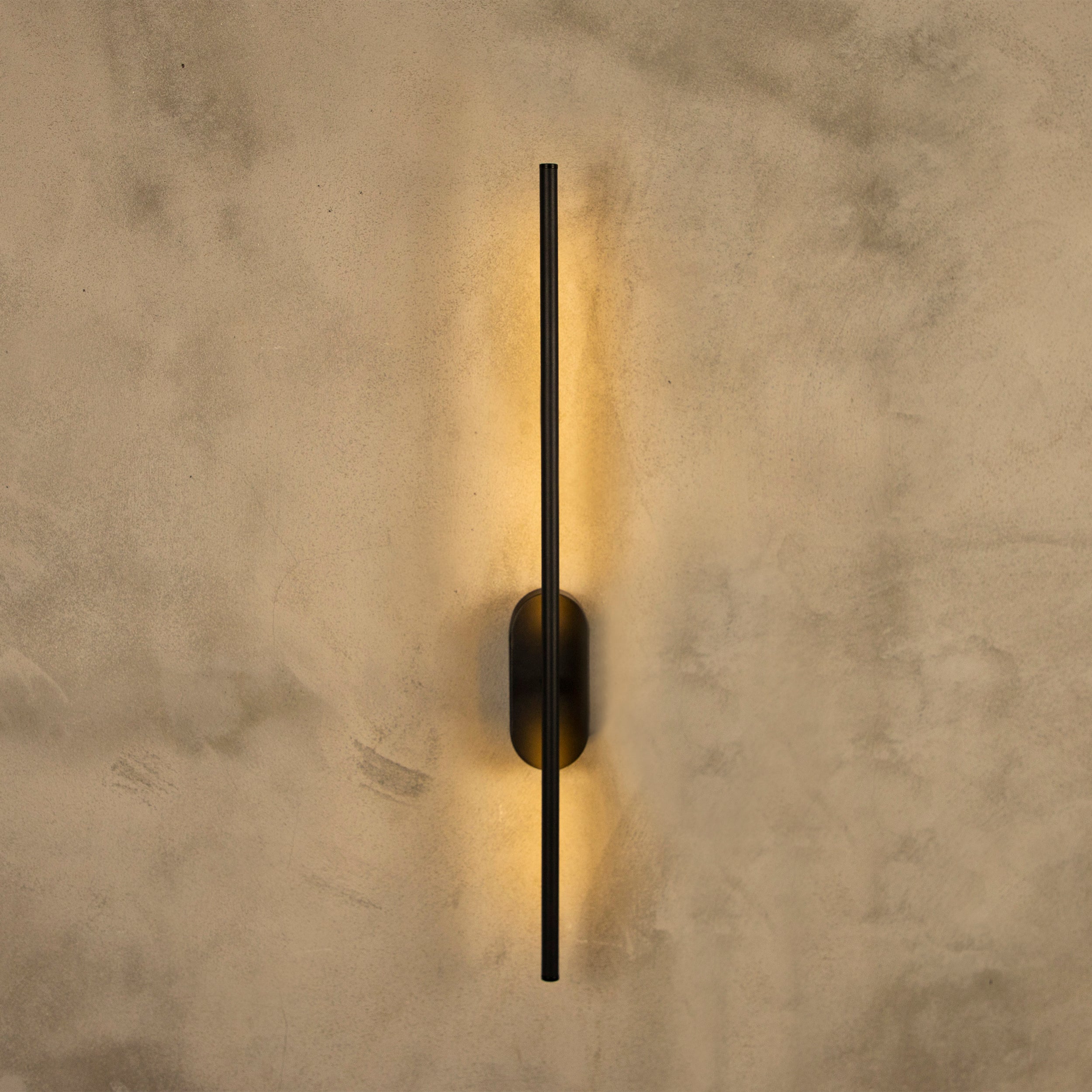 Assos Black Led Wall Sconce 70 Cm - Heka Lighting & Trading Limited