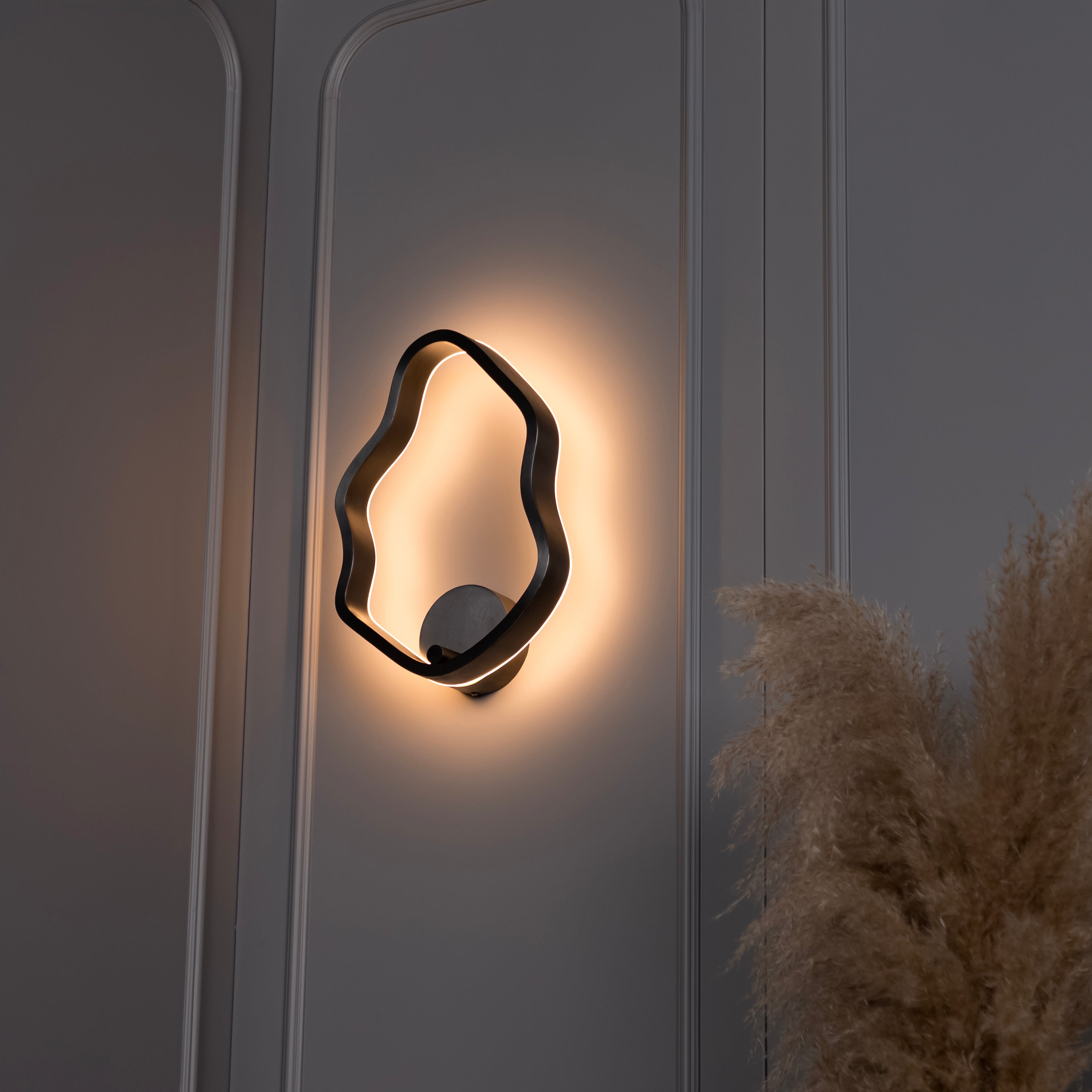 Marsis Stainless Platinum Small Led Wall Sconce - Heka Lighting & Trading Limited