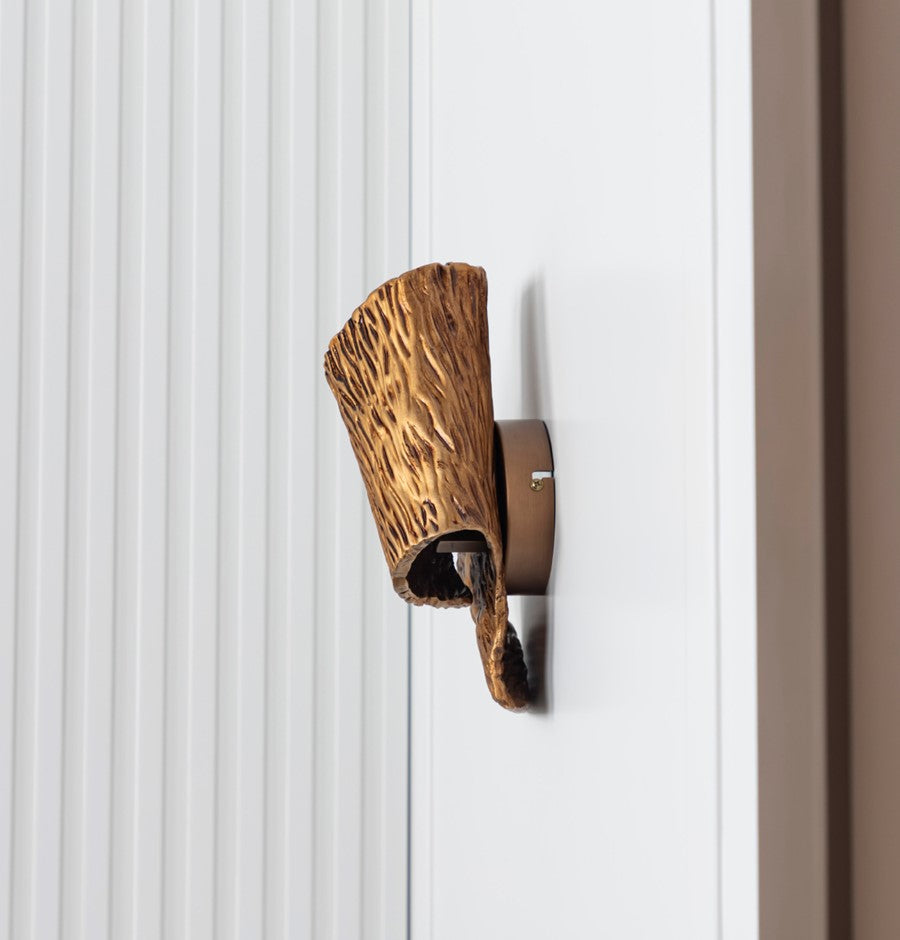 Bolivian Resin Protected Dark Antique Wall Sconce - Heka Lighting & Trading Limited