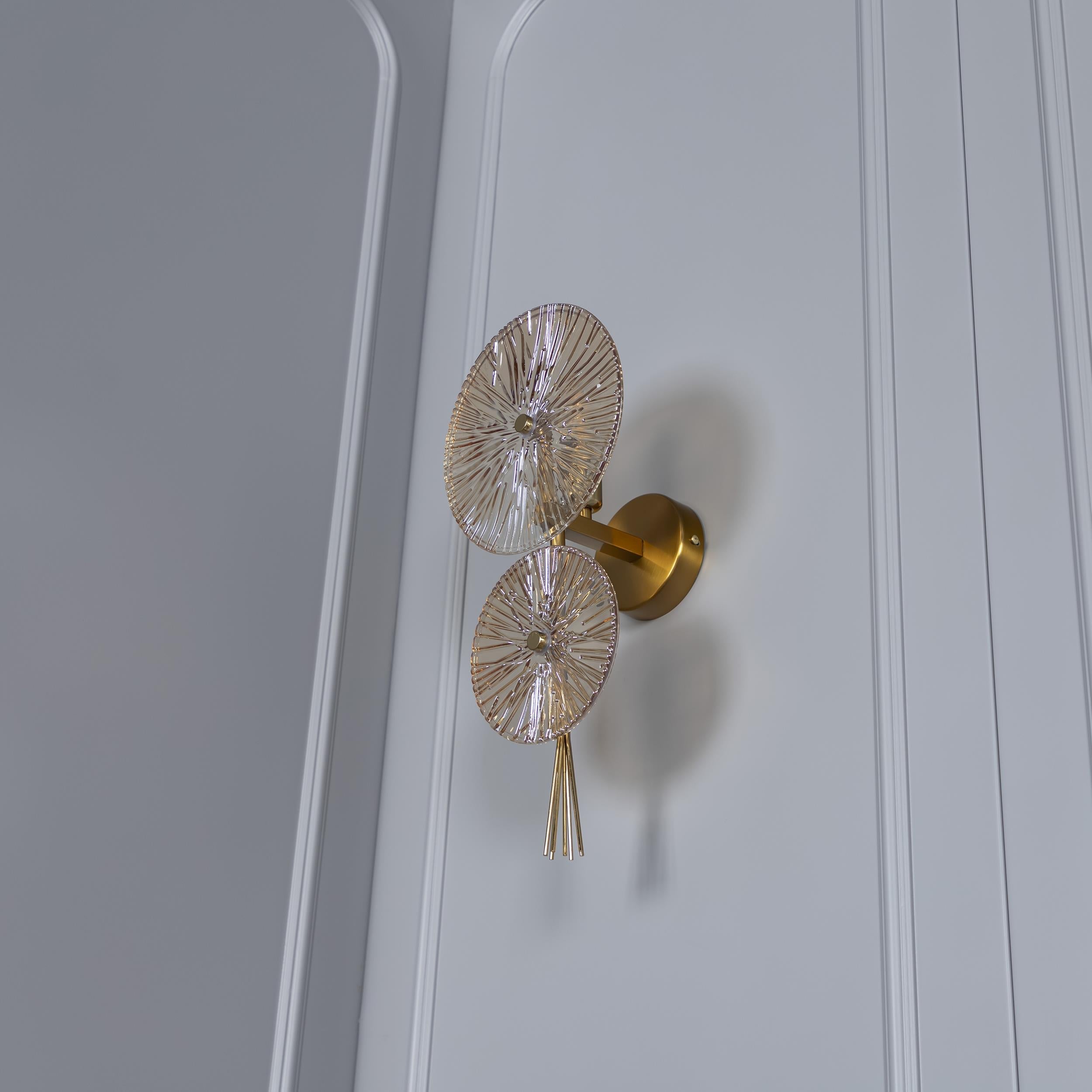 Honaz Two Glass Wall Sconce - Heka Lighting & Trading Limited