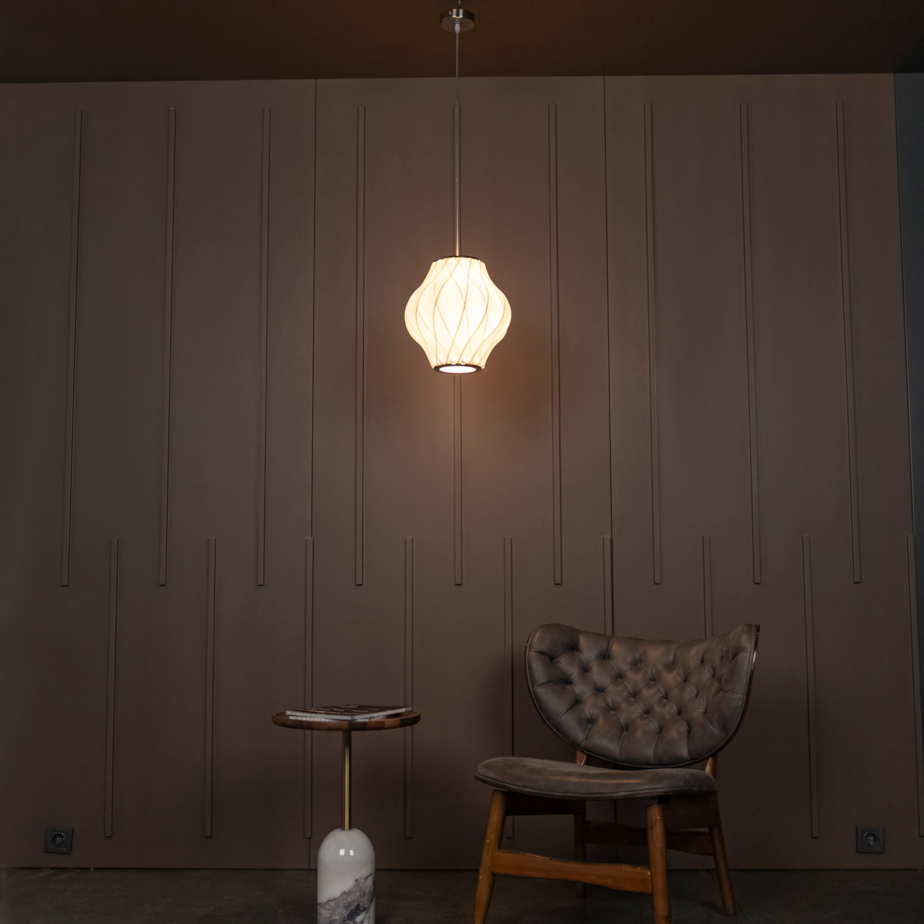Star Soft Touch White Cross Pendant Light Chandelier 30 Cm