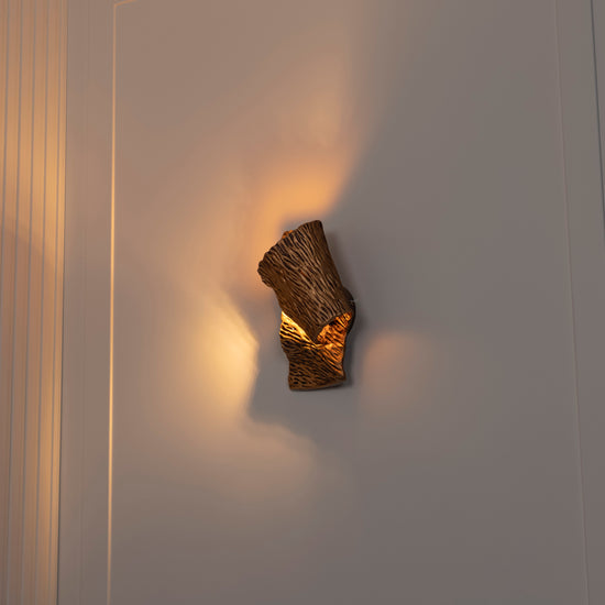 Bolivya Resin Protected Dark Antique Wall Sconce