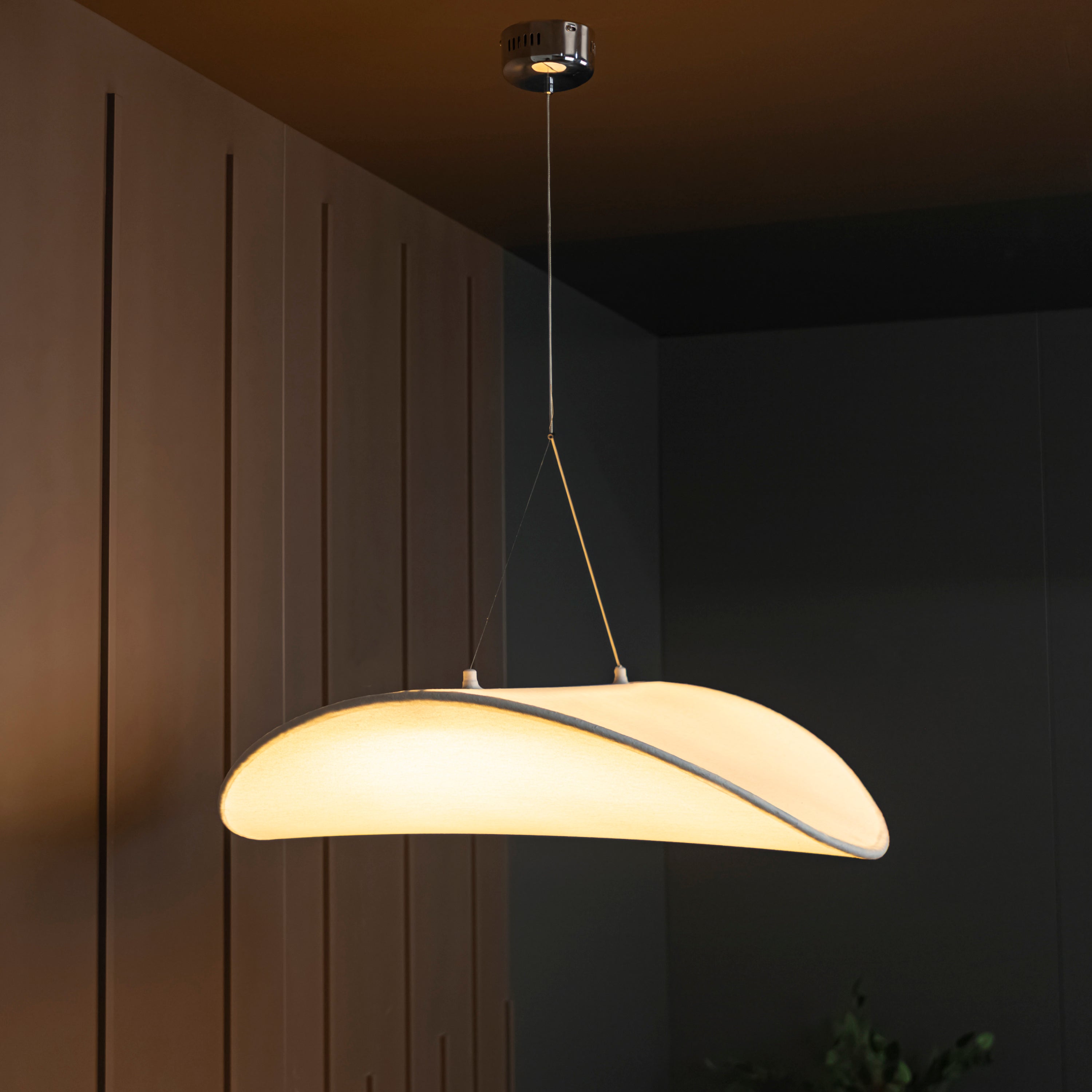 Galaxy Soft Touch White Pendant Light Chandelier 80 Cm