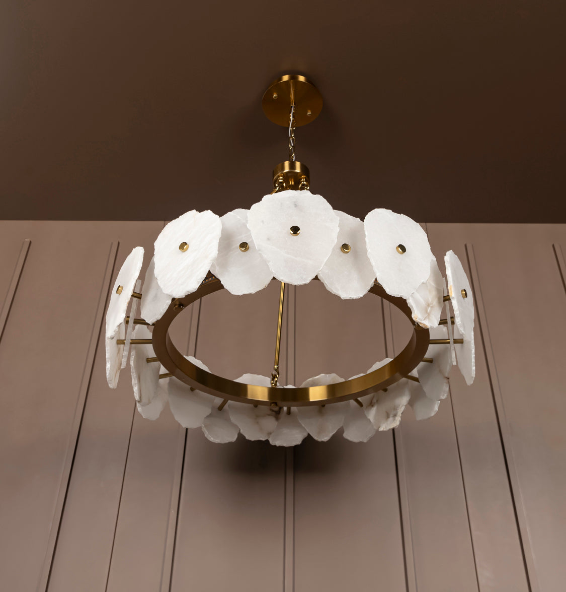 Antvers Antique White Marble Led Chandelier - Heka Lighting & Trading Limited