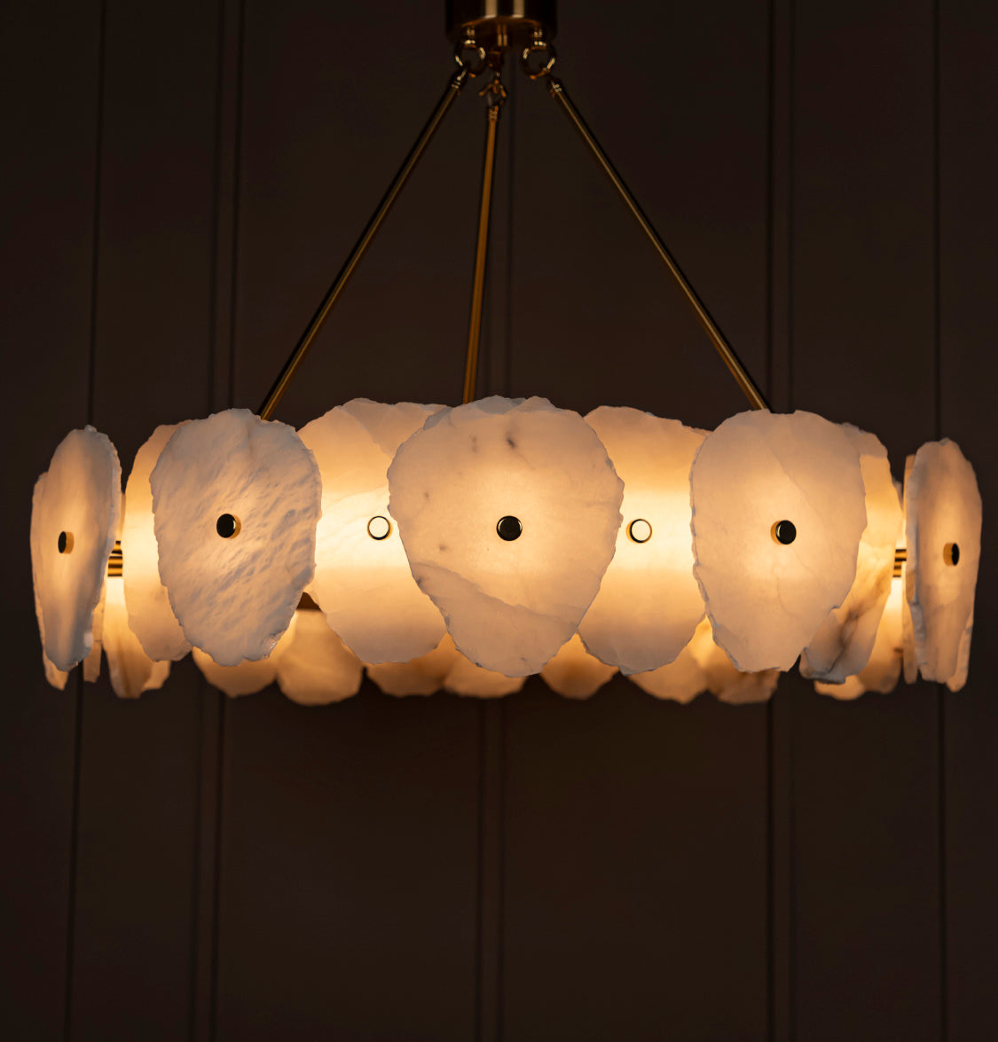 Antvers Antique White Marble Led Chandelier - Heka Lighting & Trading Limited