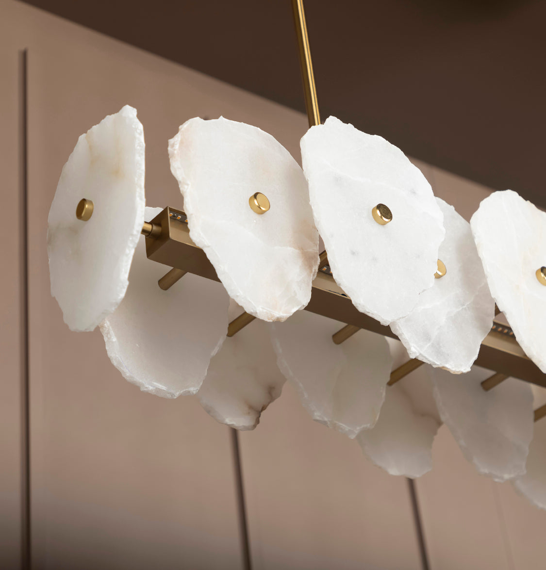 Anvers Antique Marble Dining Table Top Led Chandelier - Heka Lighting & Trading Limited