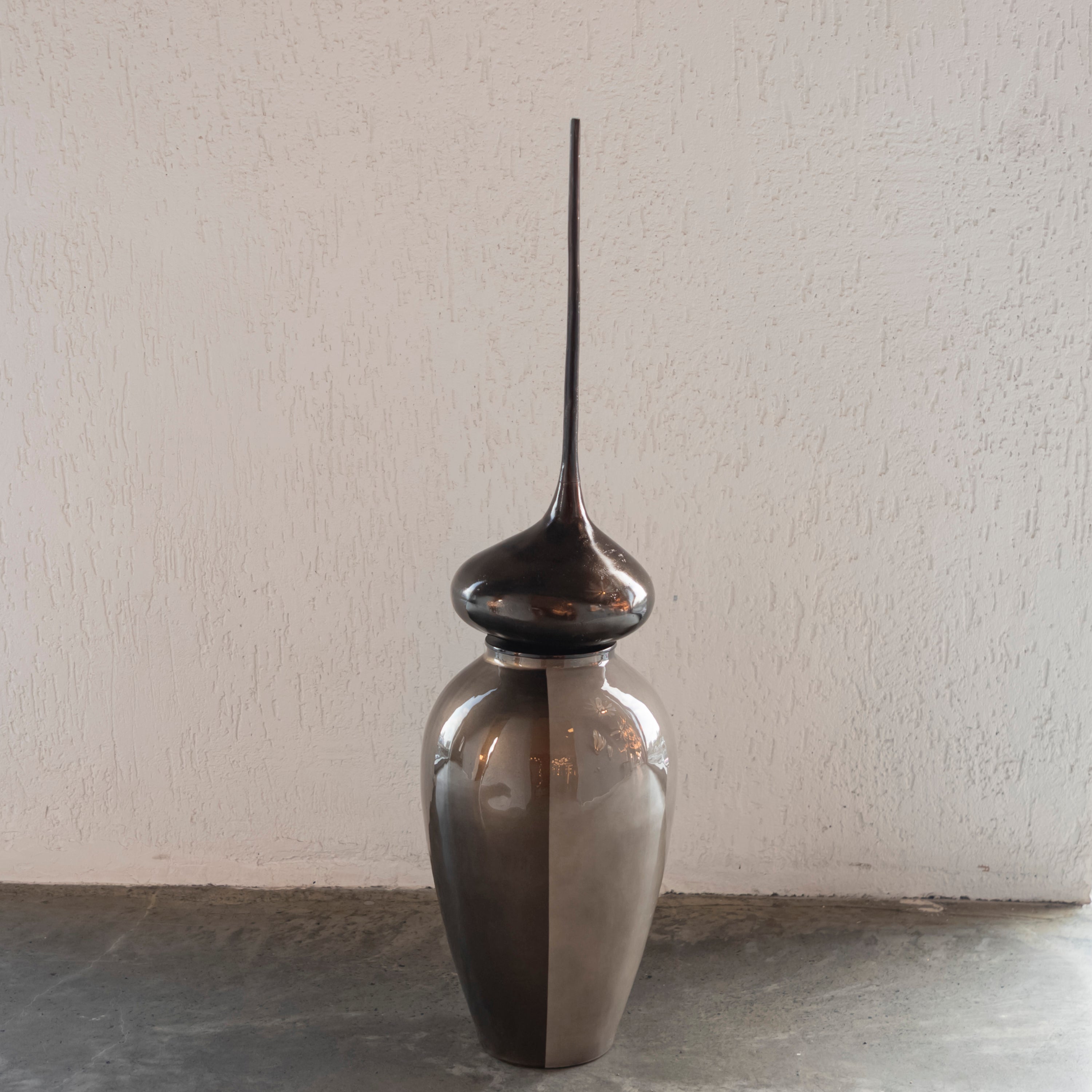 Bronze Cream Decorative Cube Object 26X93Cm