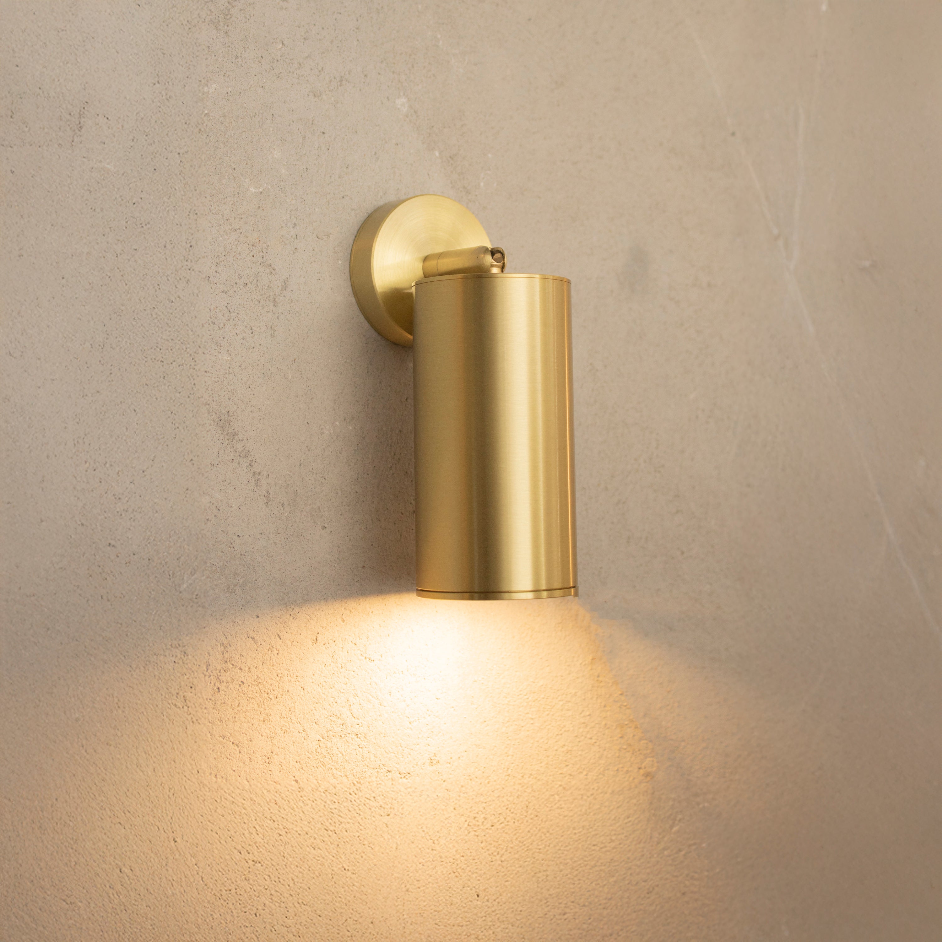 Koza Single Brushed Brass Wall Sconce - Heka Lighting & Trading Limited