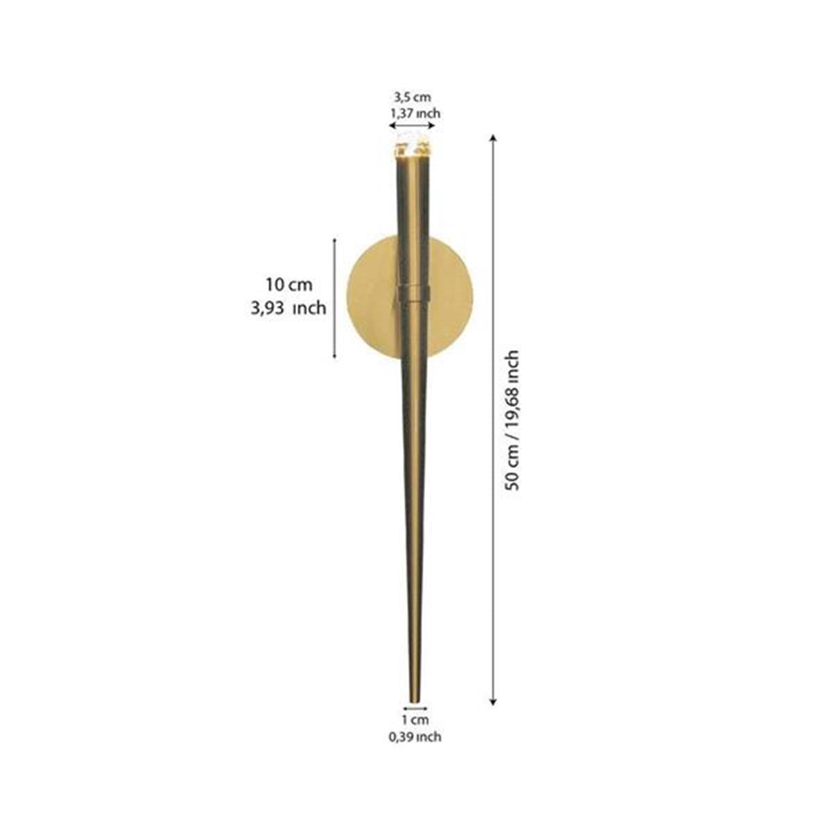 Madrid Antique Torch Led Wall Sconce - Heka Lighting & Trading Limited