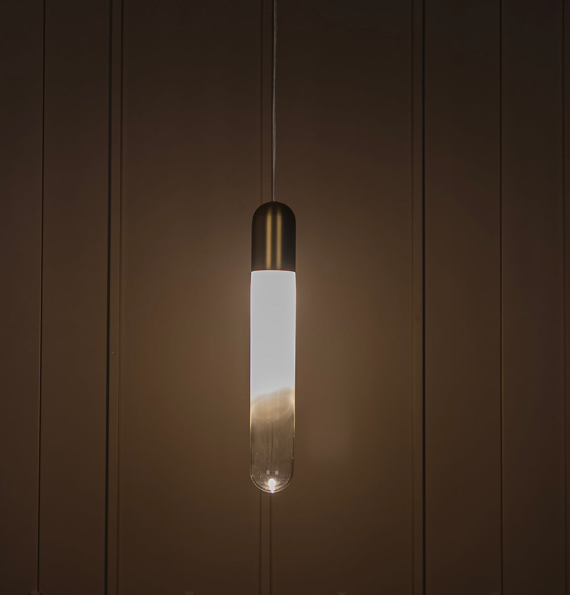 Manila Transparent Glass Gold Single Pendant Light Chandelier - Heka Lighting & Trading Limited
