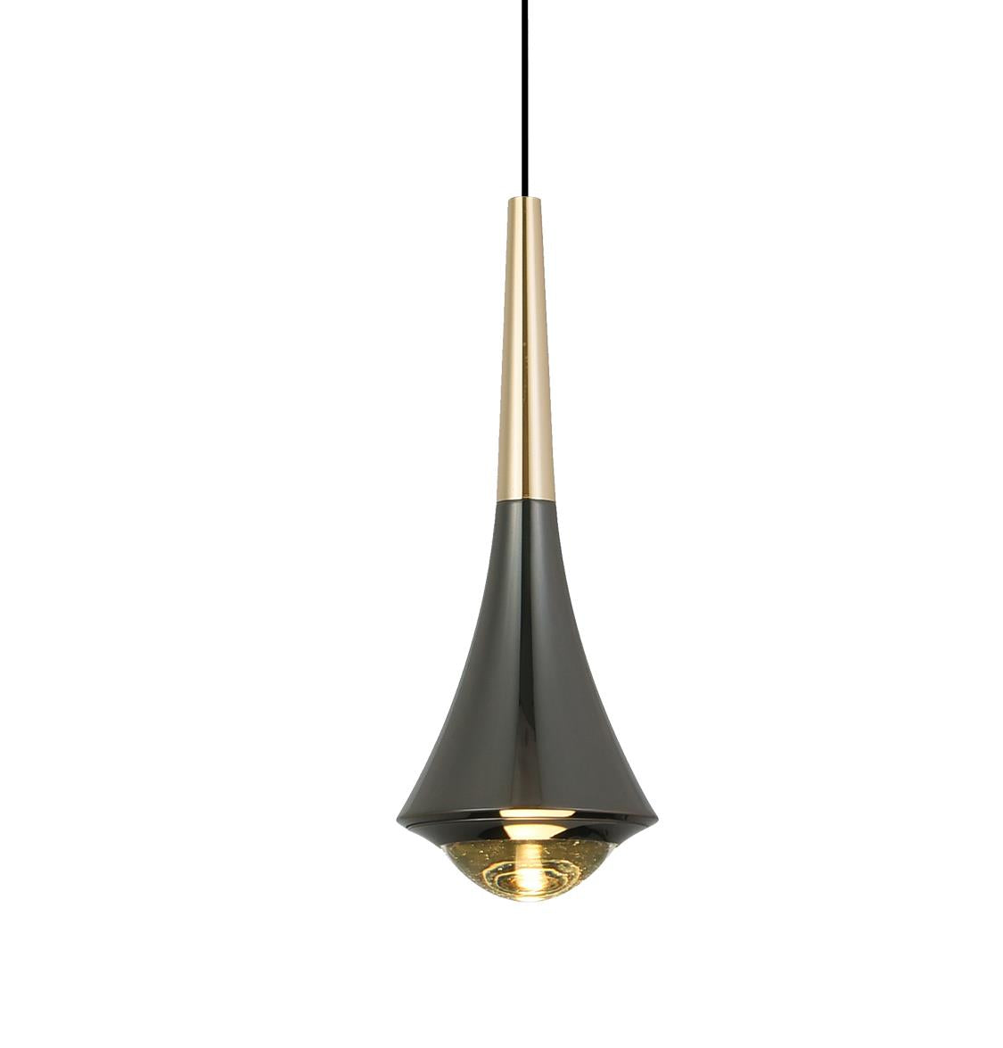 Odessa Gold Triangle Led Pendant Light Chandelier - Heka Lighting & Trading Limited