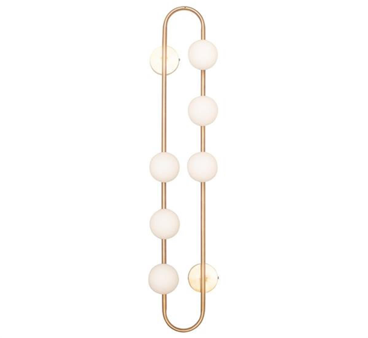 Pontus 6-Light Brushed Brass Wall Sconce - Heka Lighting & Trading Limited