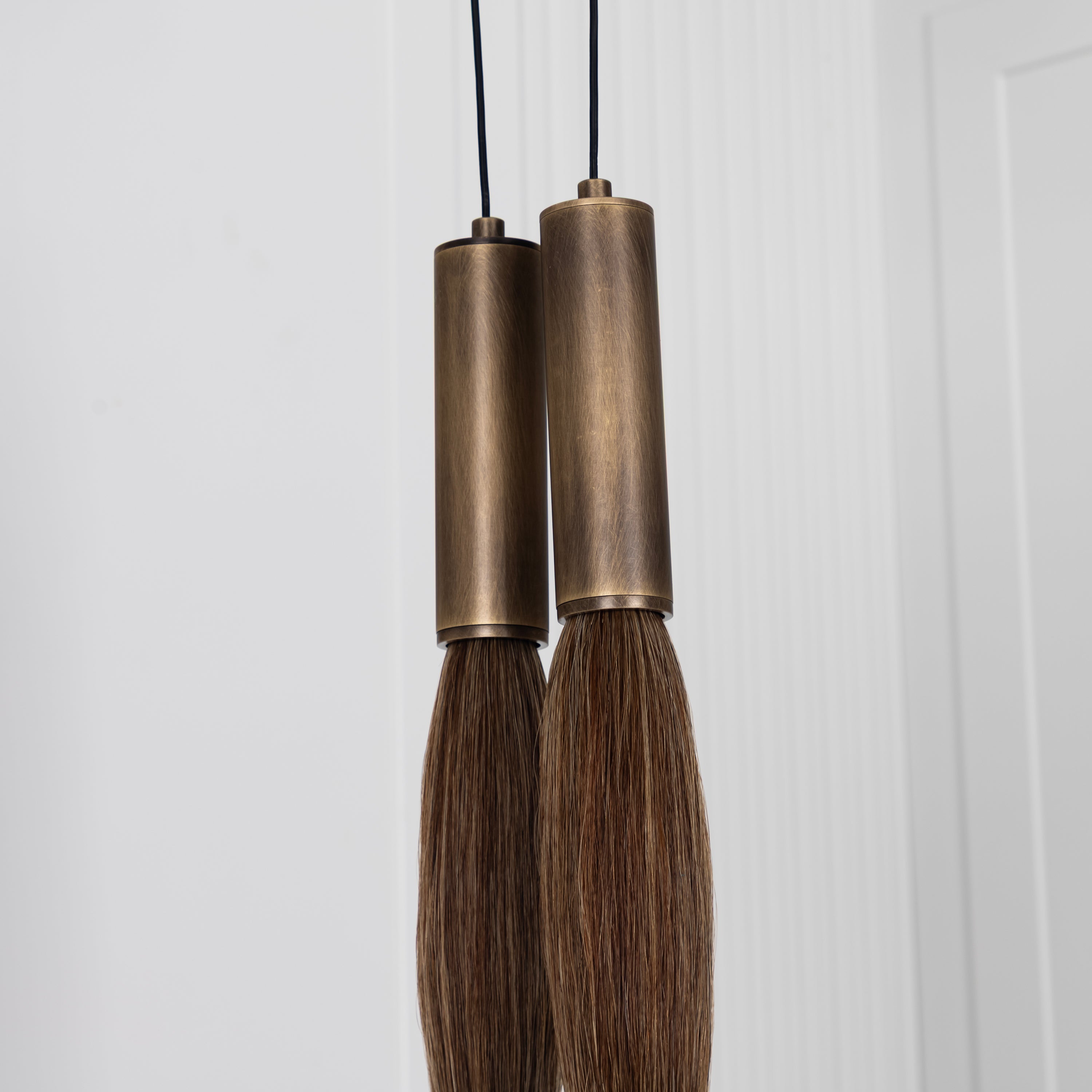Pony Double Horse Hair Dark Antique Marble Pendant Light Big Chandelier - Heka Lighting & Trading Limited