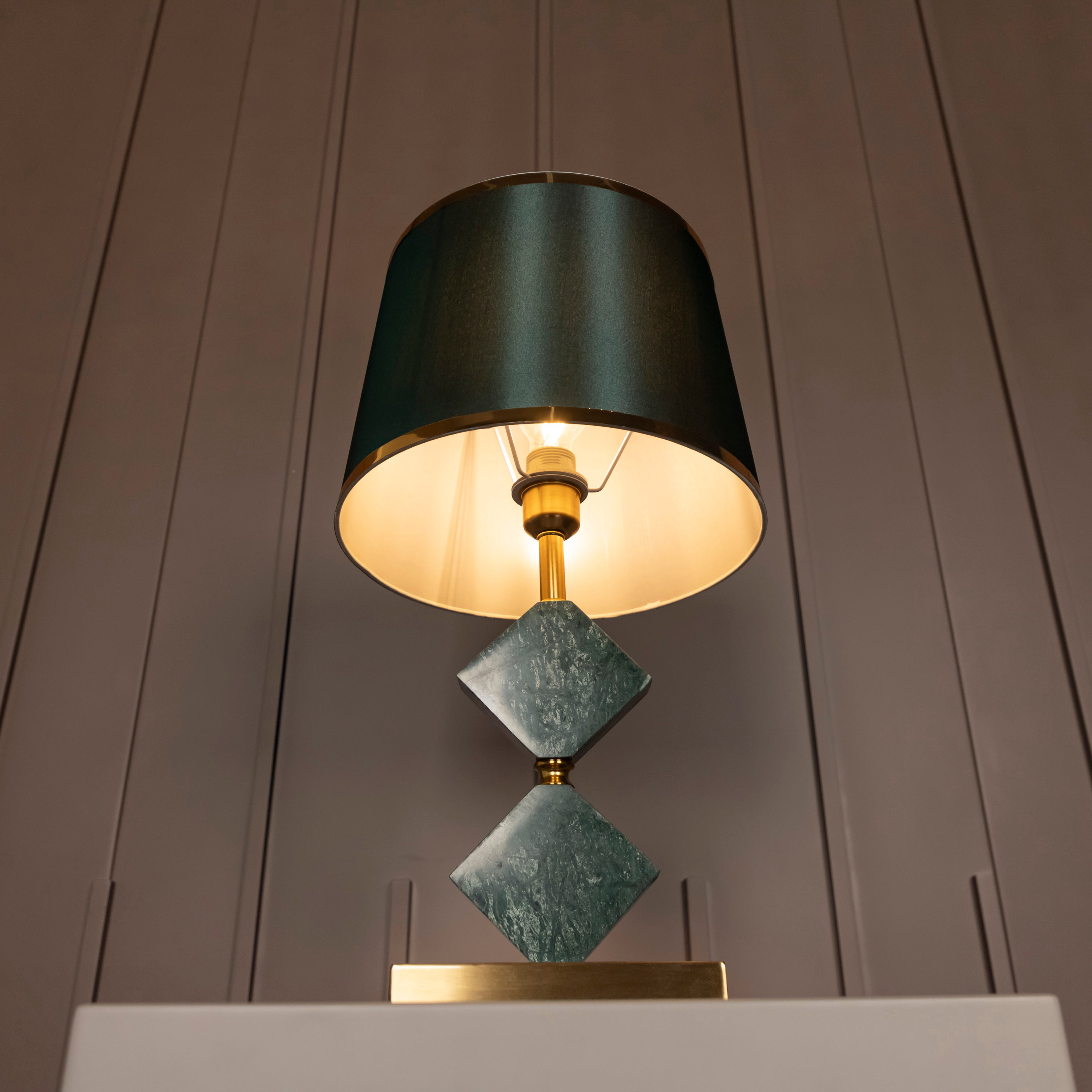 Ponzan Green Marble Antique Lampshade - Heka Lighting & Trading Limited