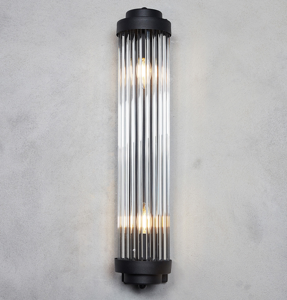 Sümela Black Glass Wall Sconce 60 cm - Heka Lighting & Trading Limited