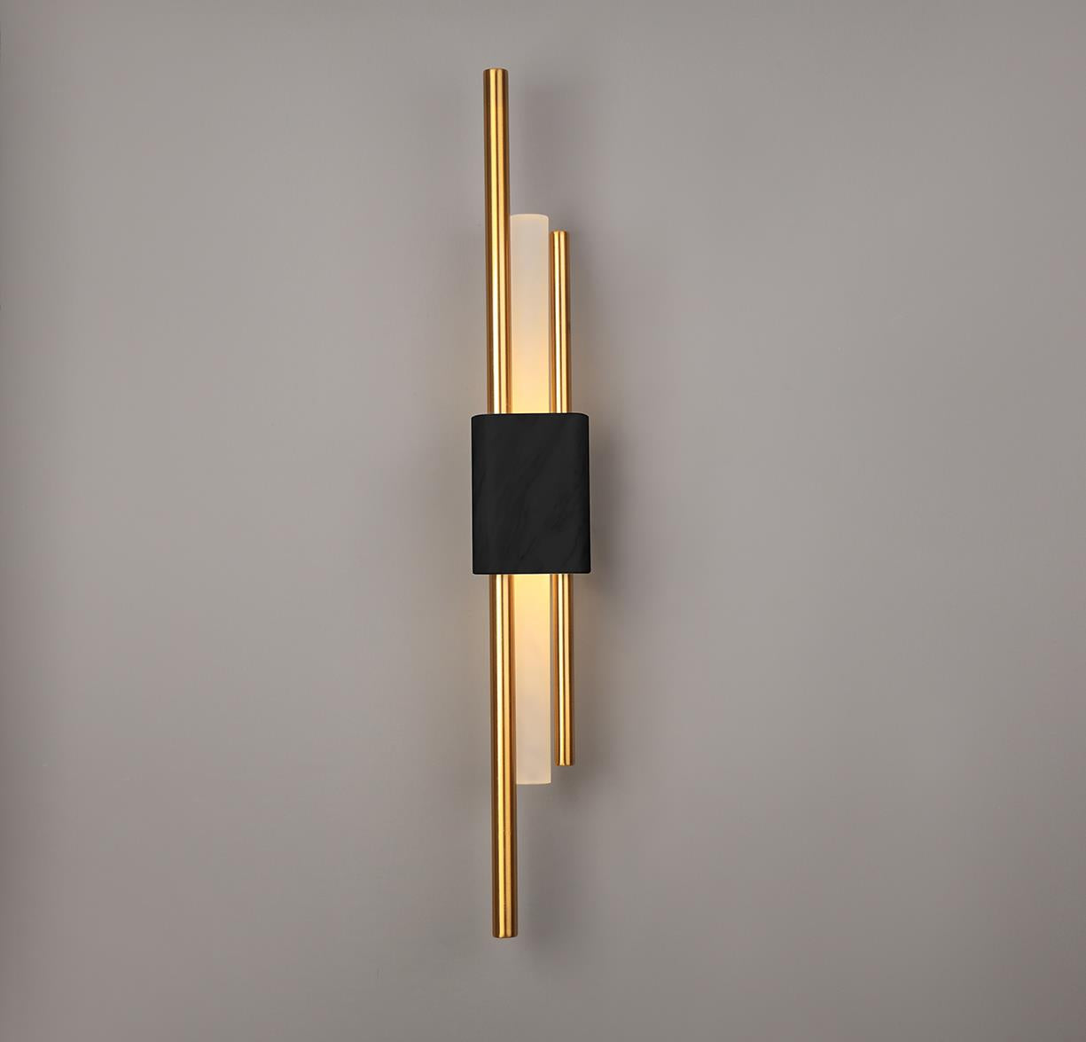 Tekfur Black Marble Wall Sconce Big - Heka Lighting & Trading Limited