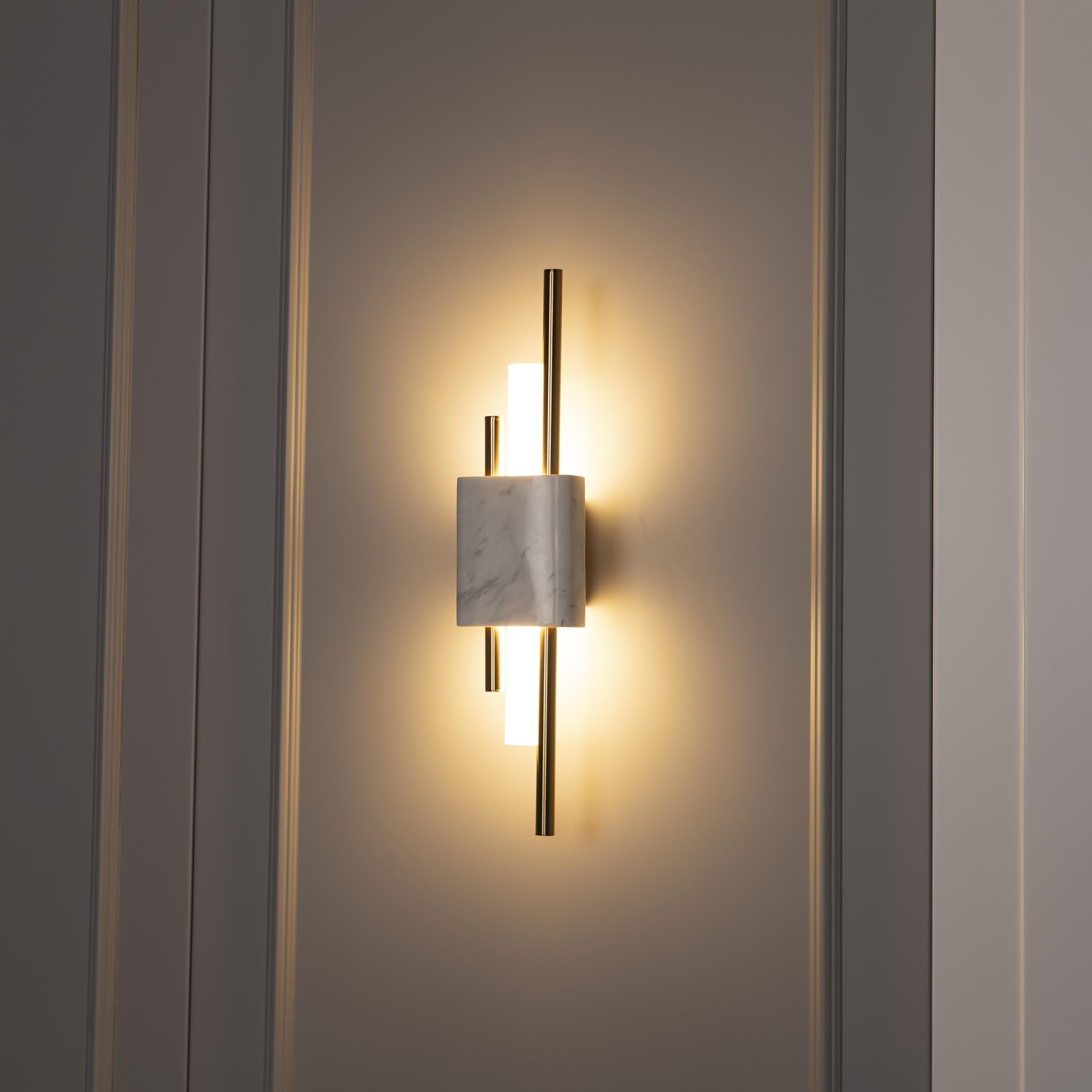 Tekfur White Marble Wall Sconce Small - Heka Lighting & Trading Limited