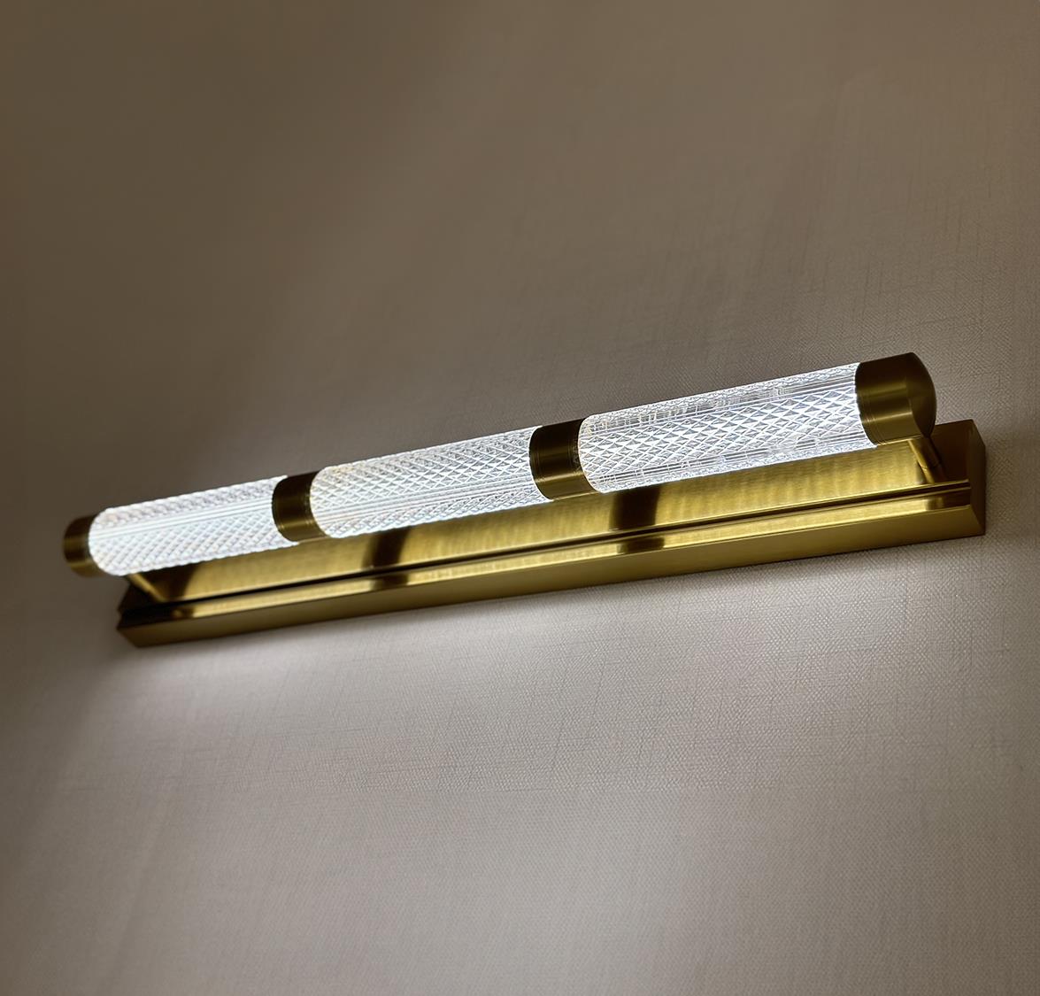 Alabanda 3-Piece Transparent Acrylic Antique Led Wall Sconce - Heka Lighting & Trading Limited