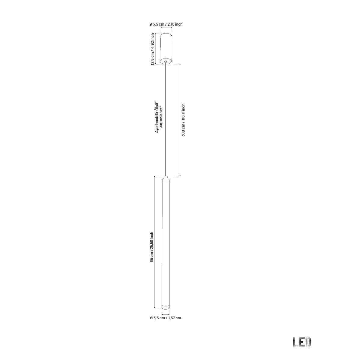Albina Marble Antique Vertical Pendant Light 64 Cm - Heka Lighting & Trading Limited