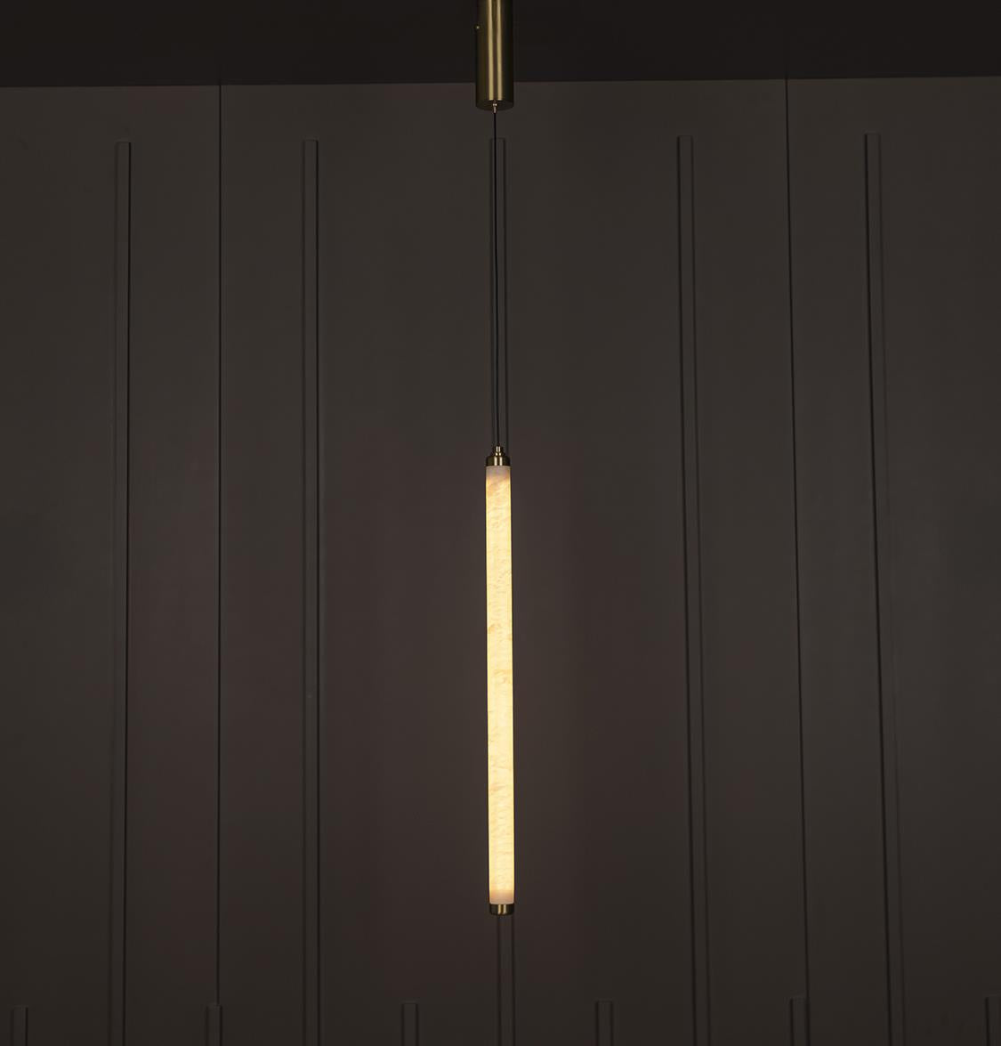 Albina Marble Antique Vertical Pendant Light 64 Cm - Heka Lighting & Trading Limited