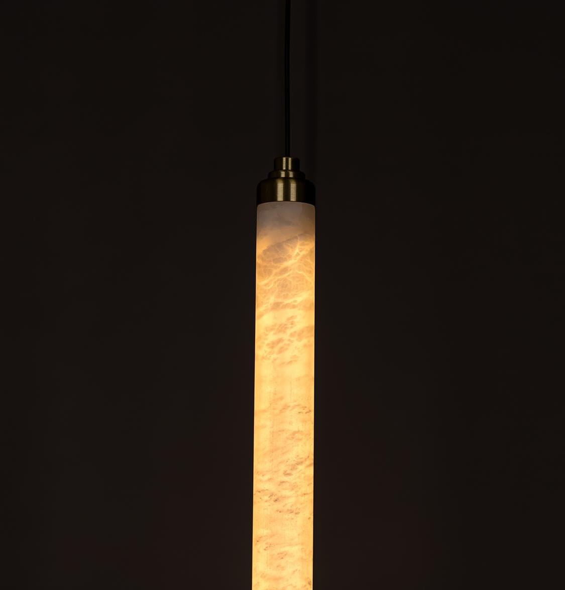 Albina Marble Antique Vertical Pendant Light 64 Cm - Heka Lighting & Trading Limited