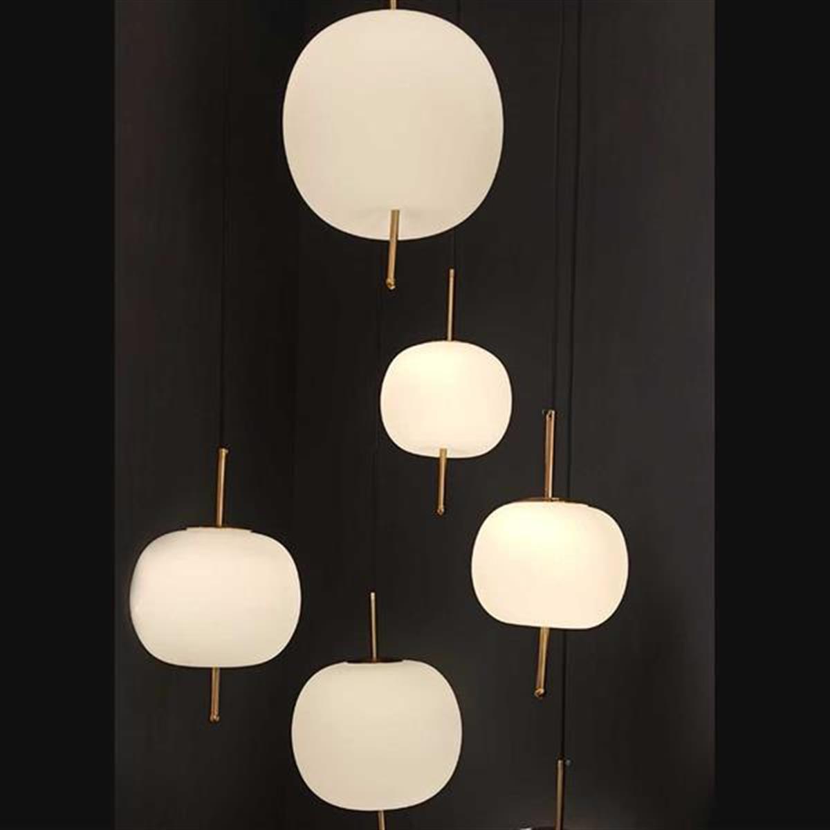 Apple Opal Glass Led Pendant Light Chandelier 20 Cm - Heka Lighting & Trading Limited