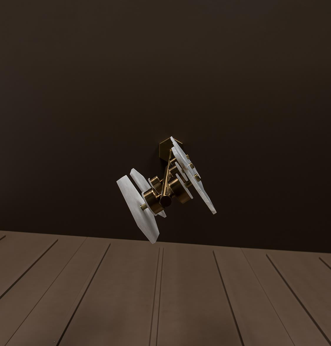 Azor Five Marble Brass Pendant Light - Heka Lighting & Trading Limited