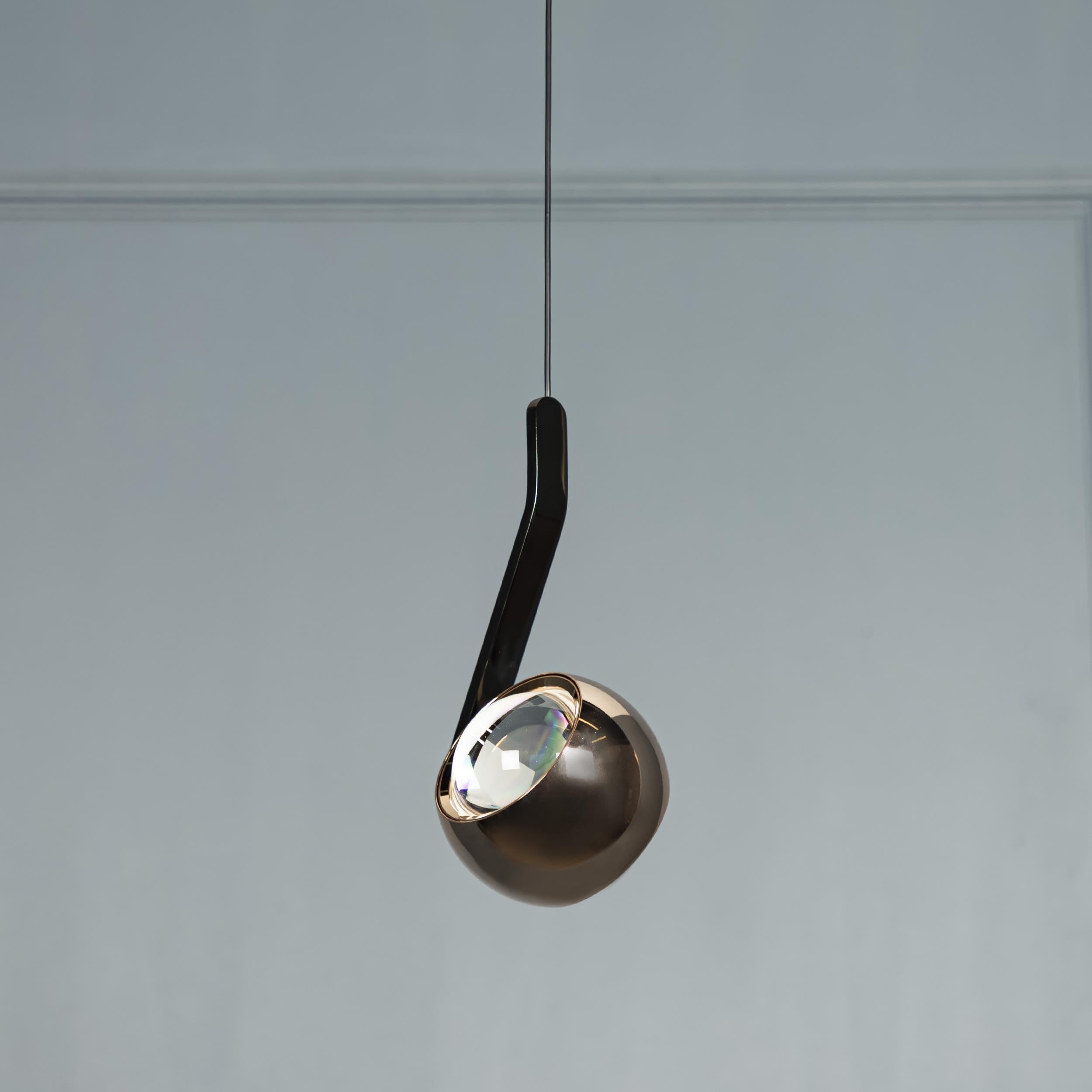 Barlas Single Gold Glass Led Pendant Light Chandelier - Heka Lighting & Trading Limited