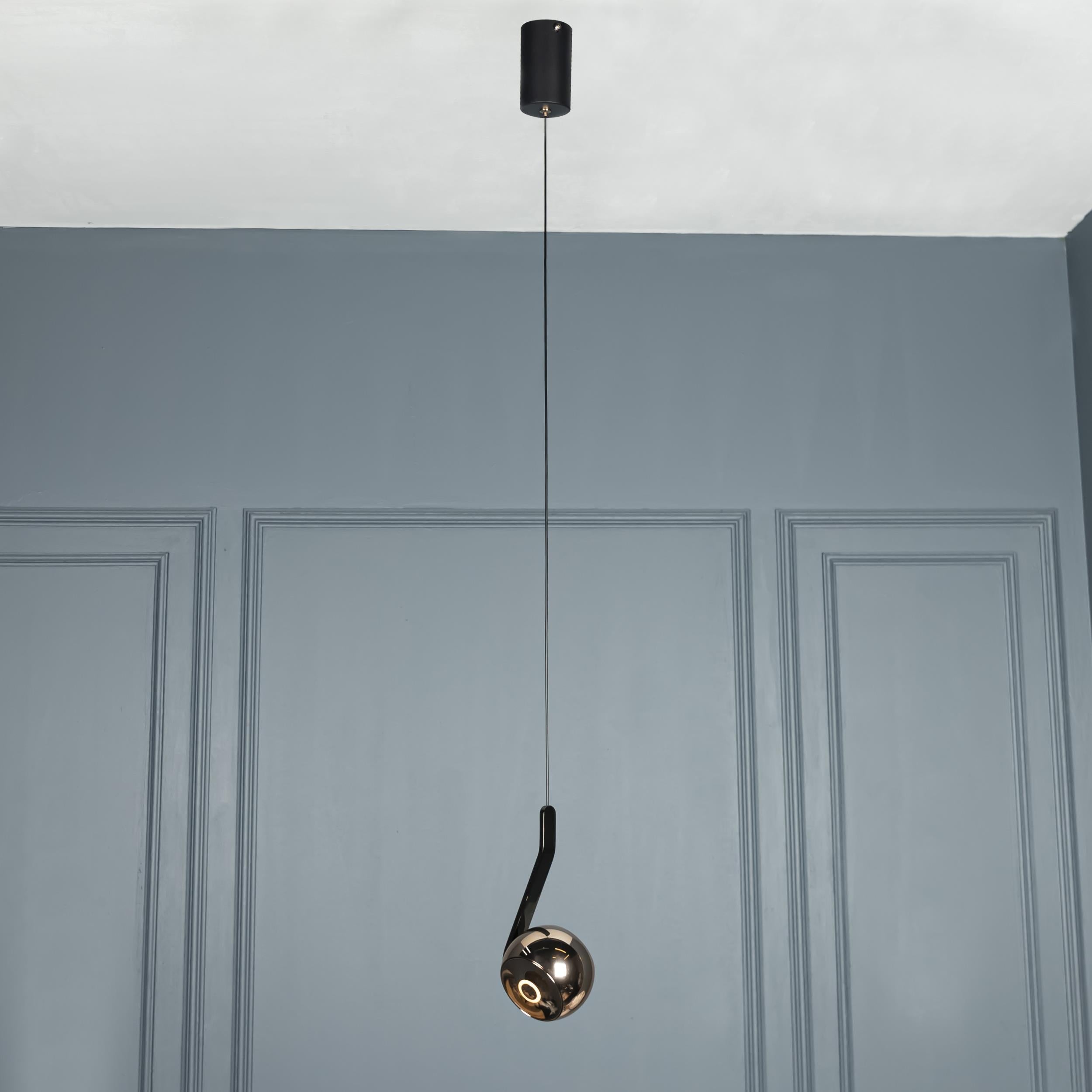 Barlas Single Gold Glass Led Pendant Light Chandelier - Heka Lighting & Trading Limited