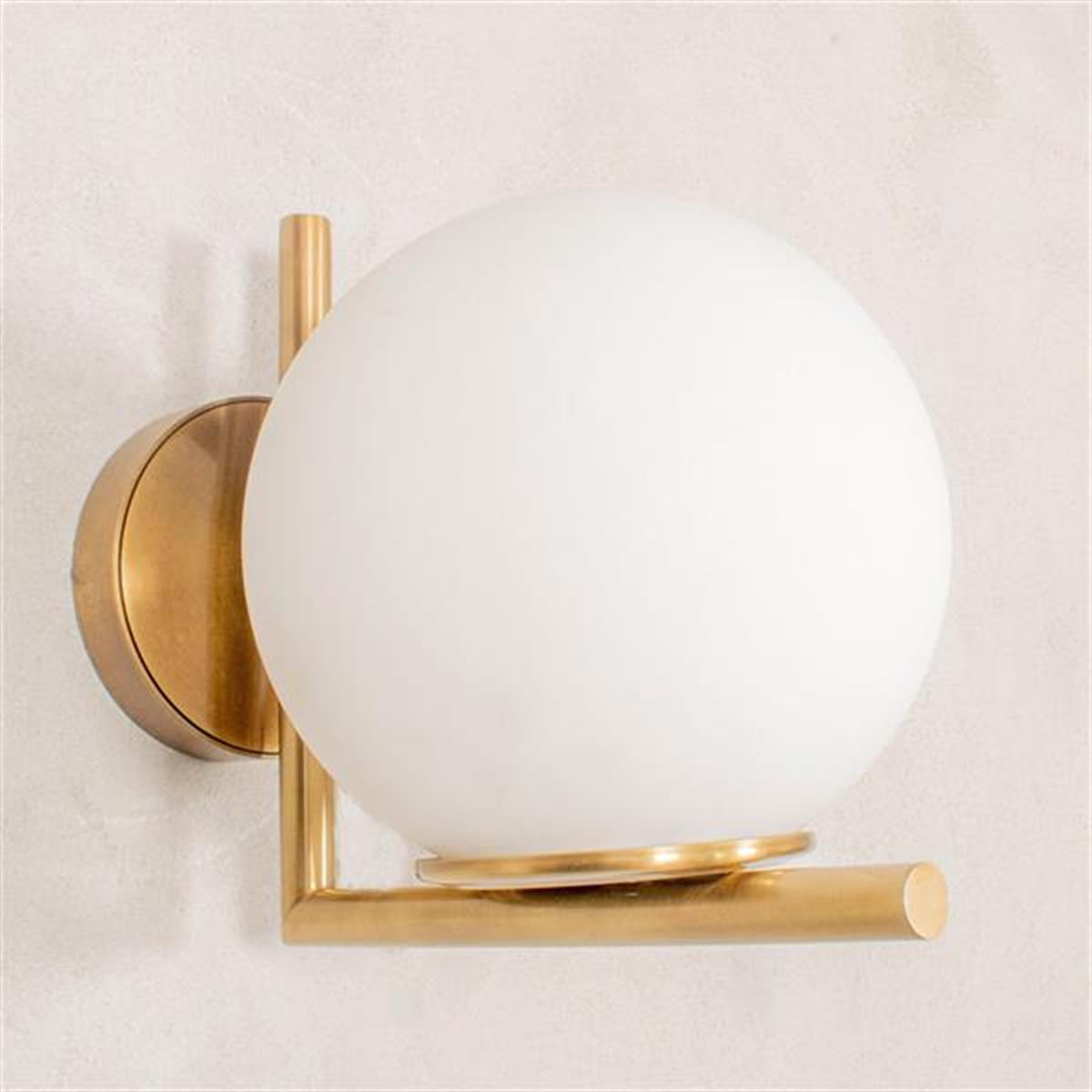 Berde Soft Brass Antique Wall Sconce 20 Cm - Heka Lighting & Trading Limited