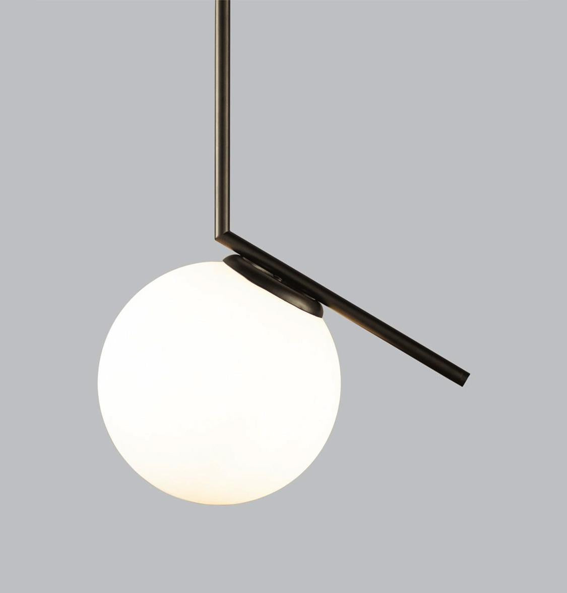 Berde Brass Black Pendant Light 25 Cm