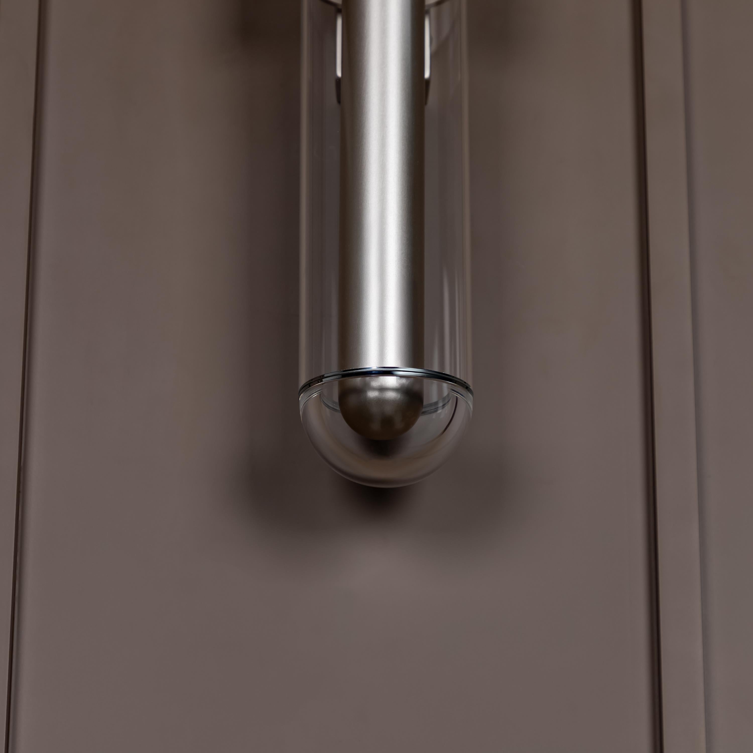 Bermuda Transparent Glass Beige Wall Sconce 60 Cm - Heka Lighting & Trading Limited