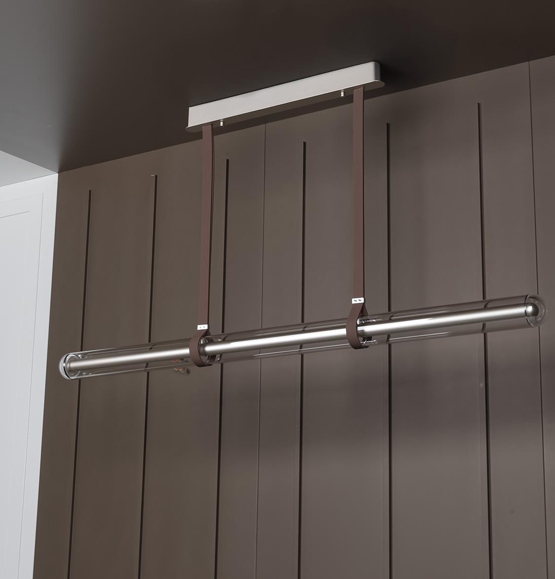 Bermuda Transparent Glass Beige Dining Table Chandelier 150 Cm - Heka Lighting & Trading Limited