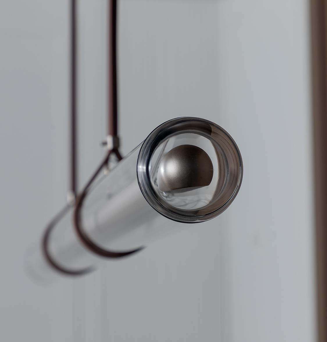 Bermuda Transparent Glass Beige Dining Table Chandelier 150 Cm - Heka Lighting & Trading Limited