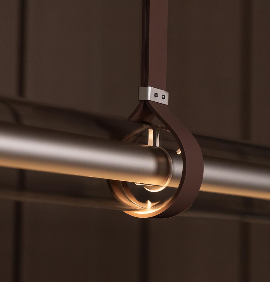 Bermuda Transparent Glass Beige Dining Table Chandelier 150 Cm - Heka Lighting & Trading Limited