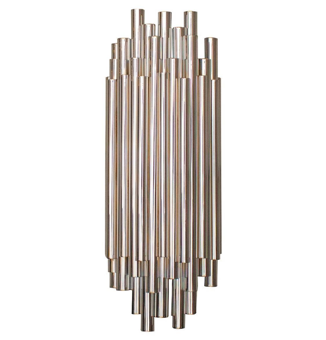 Brubeck Matt Chrome Wall Sconce - Heka Lighting & Trading Limited