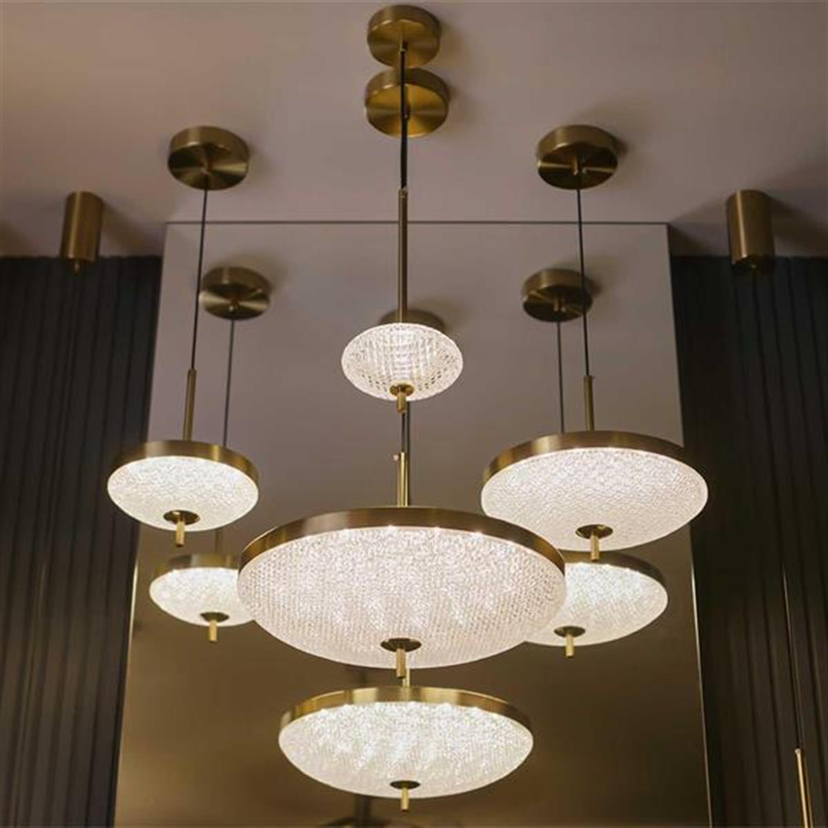 Burkina Antique Transparent Glass Led Pendant Light Chandelier 20 Cm - Heka Lighting & Trading Limited