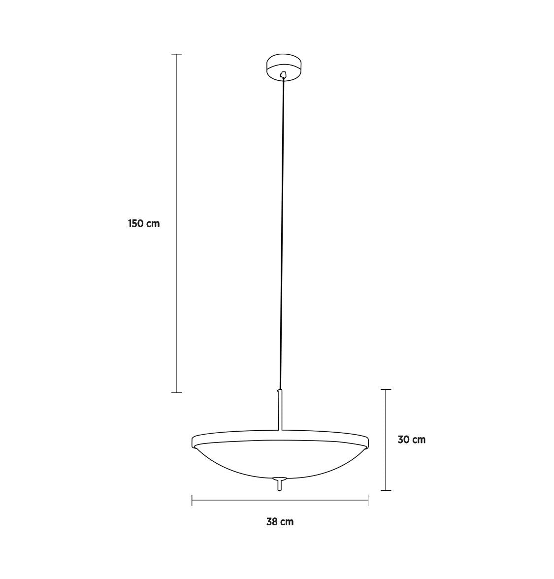 Burkina Antique Transparent Glass Led Pendant Light Chandelier 40 Cm - Heka Lighting & Trading Limited