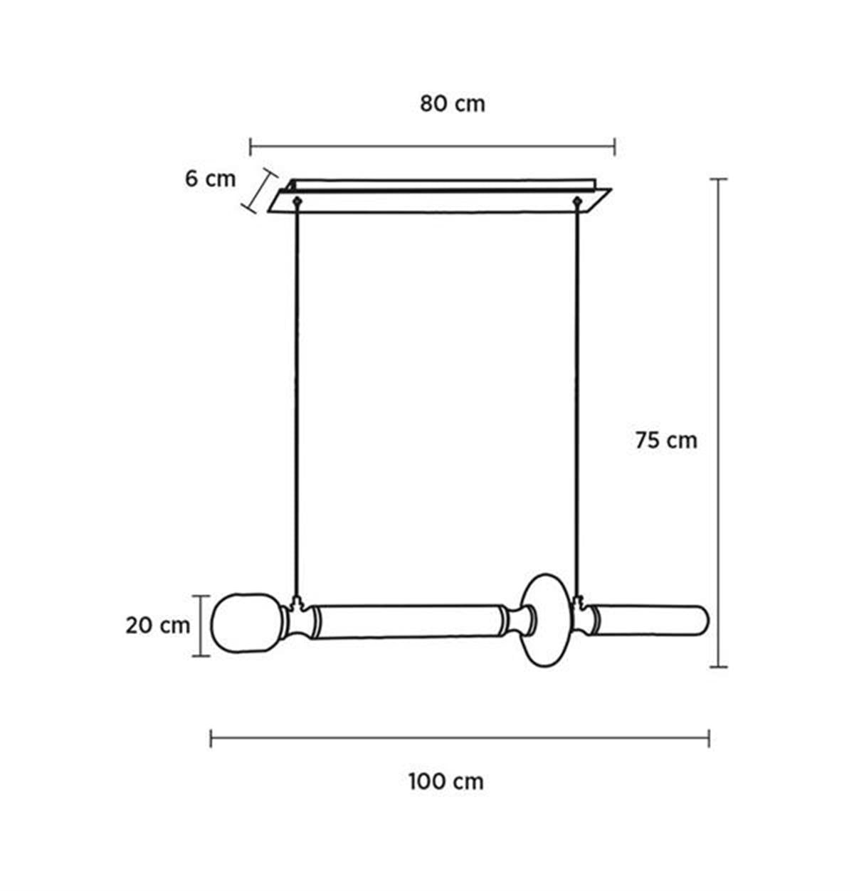 Cibuti Acrylic Antique Transparent Dining Table Top Chandelier - Heka Lighting & Trading Limited
