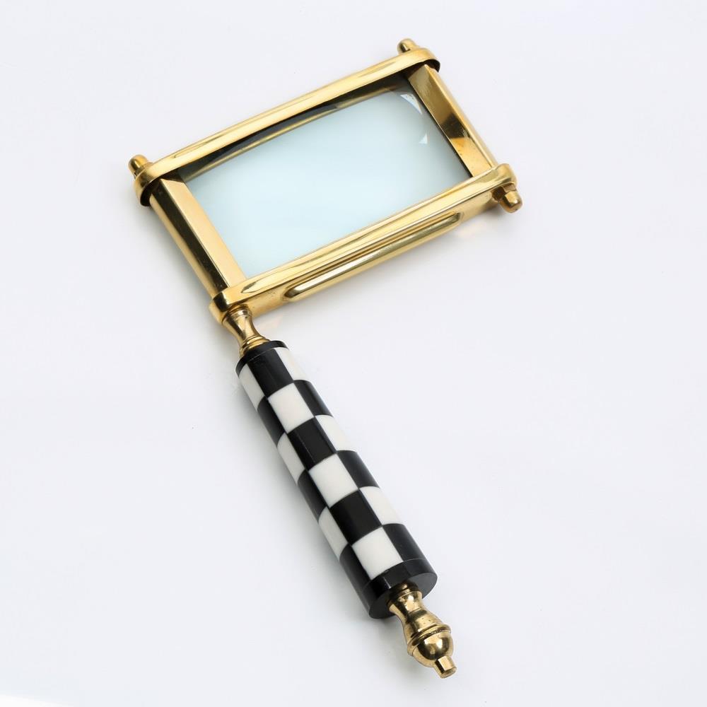 Checkered Gold Magnifier