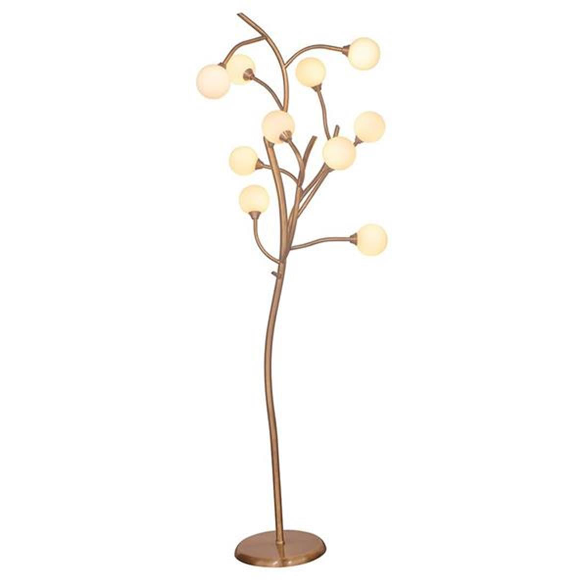 Demet 10's Antique Decorative Floor Lamp - Heka Lighting & Trading Limited