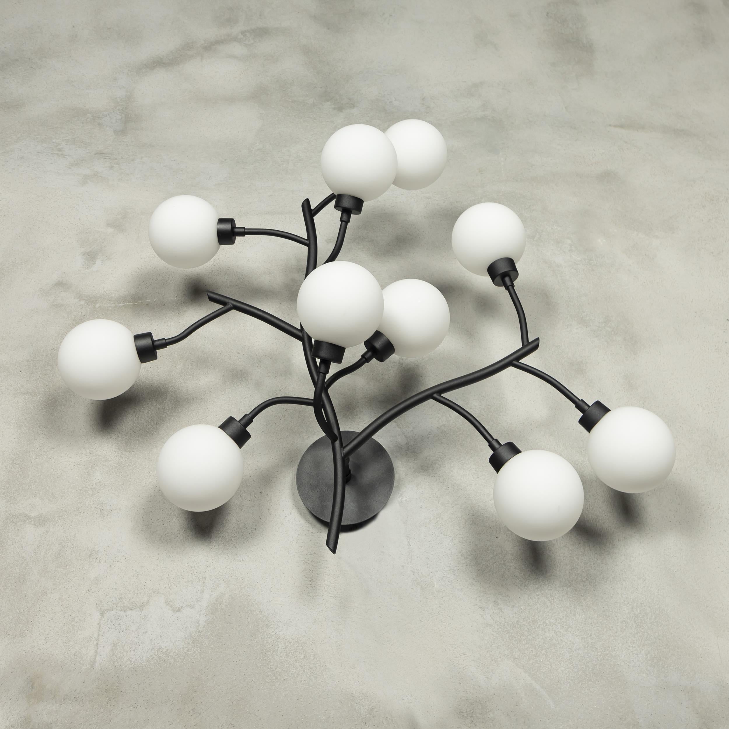 Demet Black Wall Sconce 10'S - Heka Lighting & Trading Limited