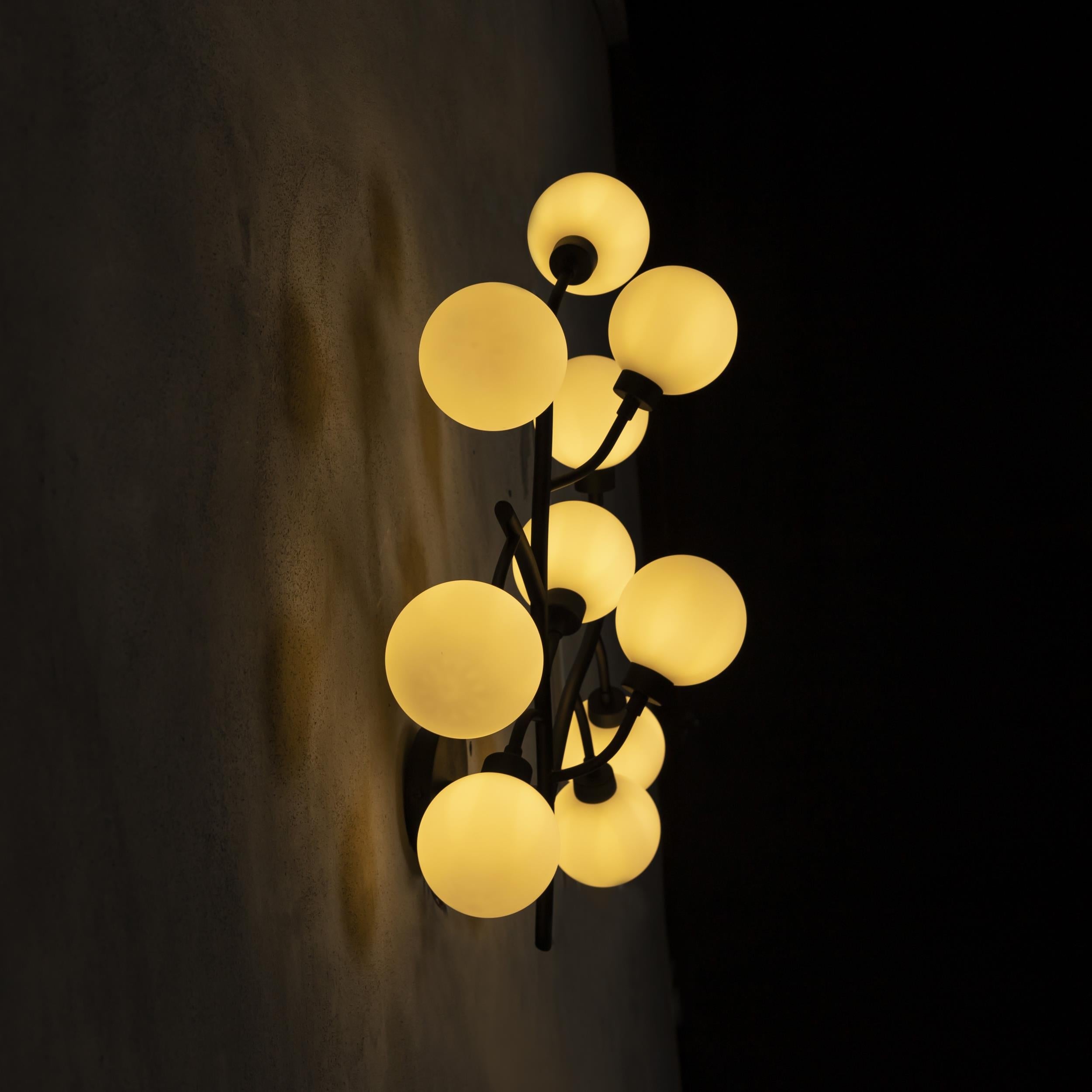 Demet Black Wall Sconce 10'S - Heka Lighting & Trading Limited