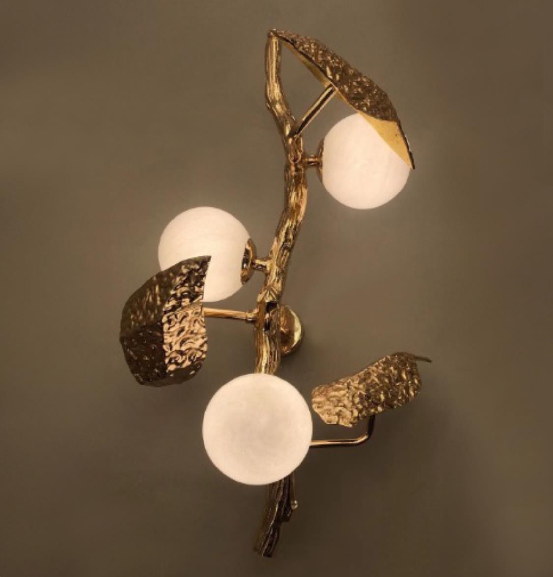 Doha Triple Gold Wall Sconce - Heka Lighting & Trading Limited