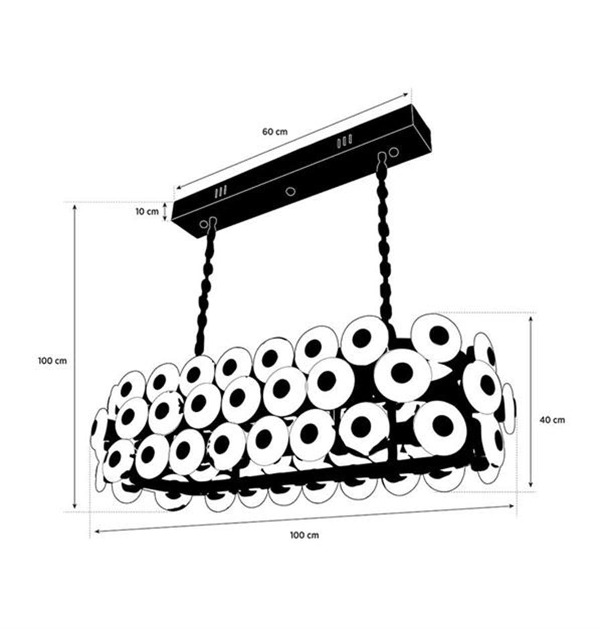 Efes Antique Dining Table Top Living Room Led Chandelier - Heka Lighting & Trading Limited