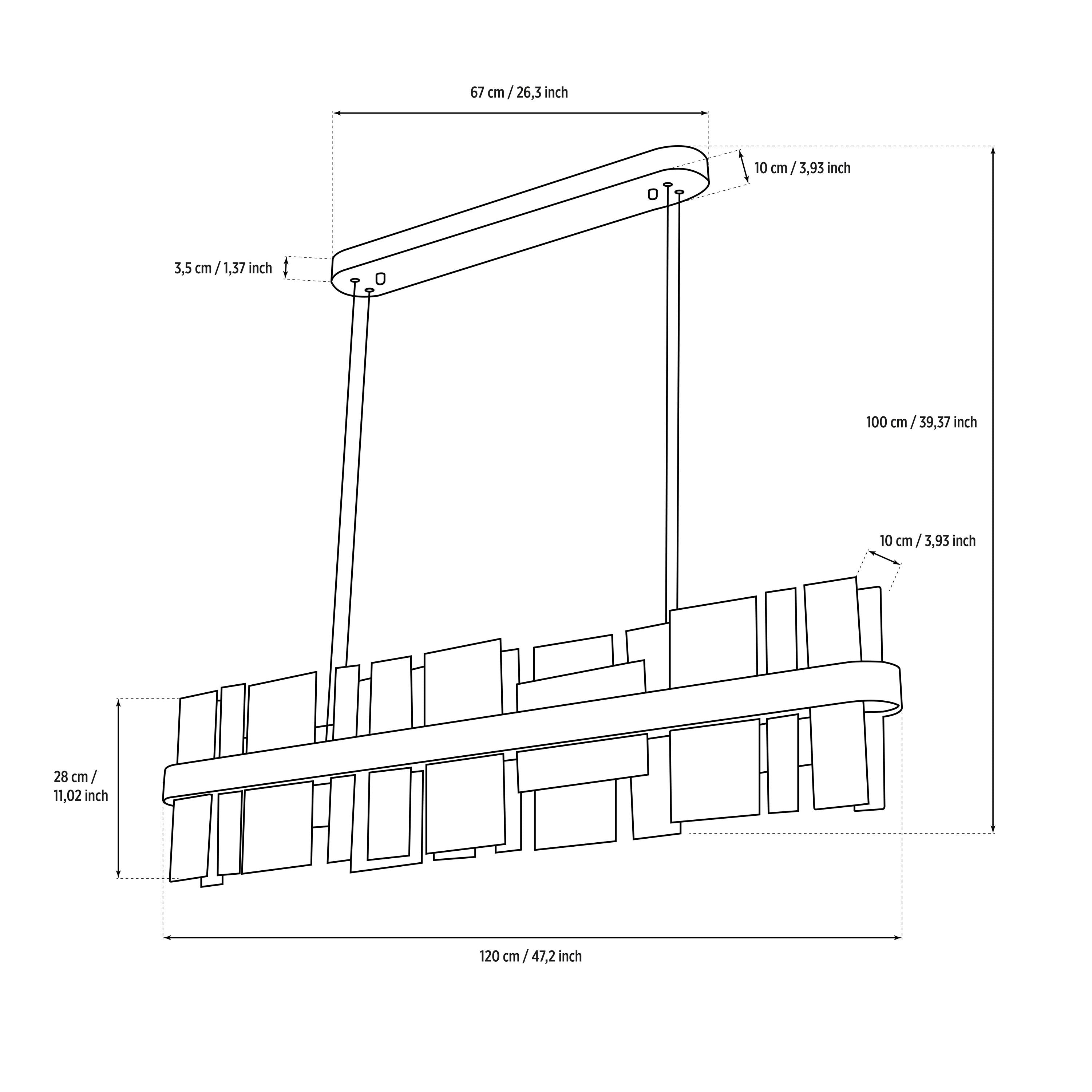 Ekho Antique Marble Dining Table Top Pendant Light Chandelier 120 Cm - Heka Lighting & Trading Limited