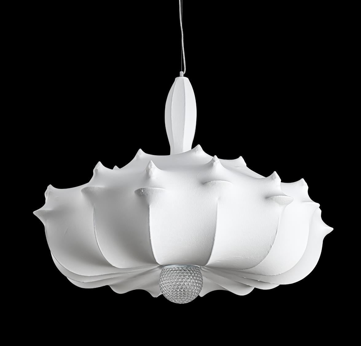 Epsilon Soft Touch White Transparent Plexi Pendant Light Chandelier 100 Cm - Heka Lighting & Trading Limited