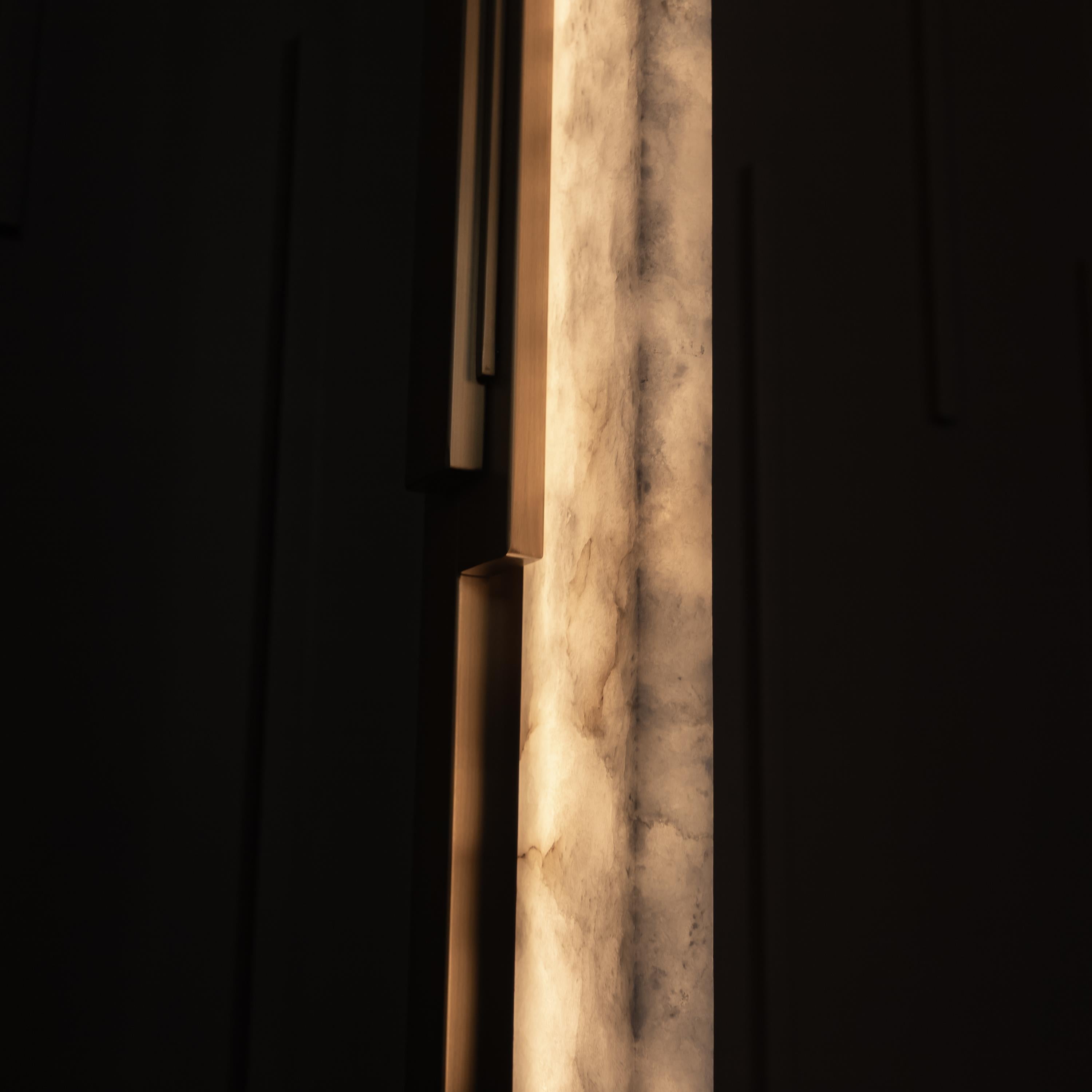 Gabon Marble Gold Floor Lamp - Heka Lighting & Trading Limited